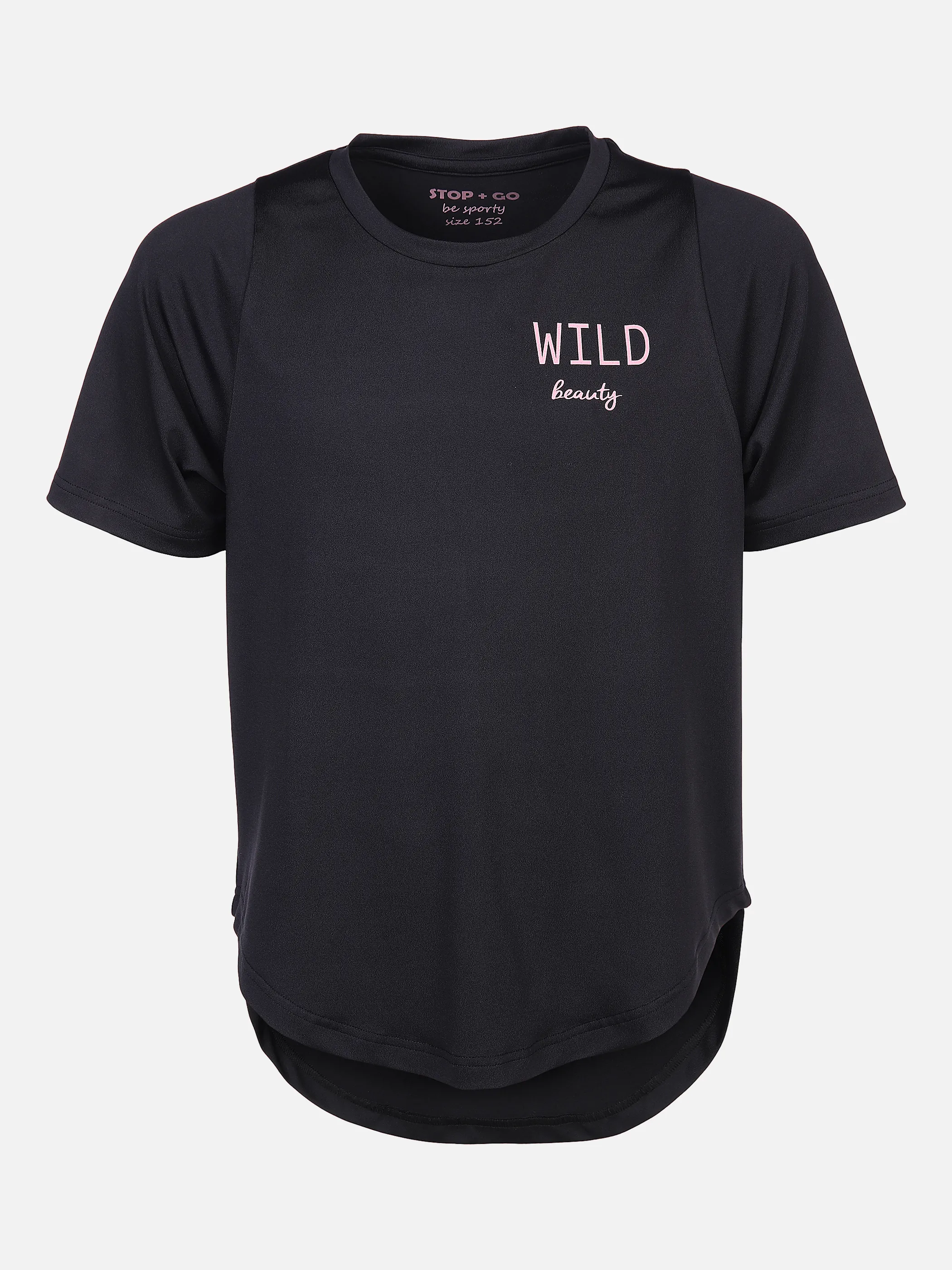 Stop + Go Md-Sport-T-Shirt Schwarz 862341 BLACK 1 Stop + Go Md-Sport-T-Shirt Schwarz 862341 BLACK 1