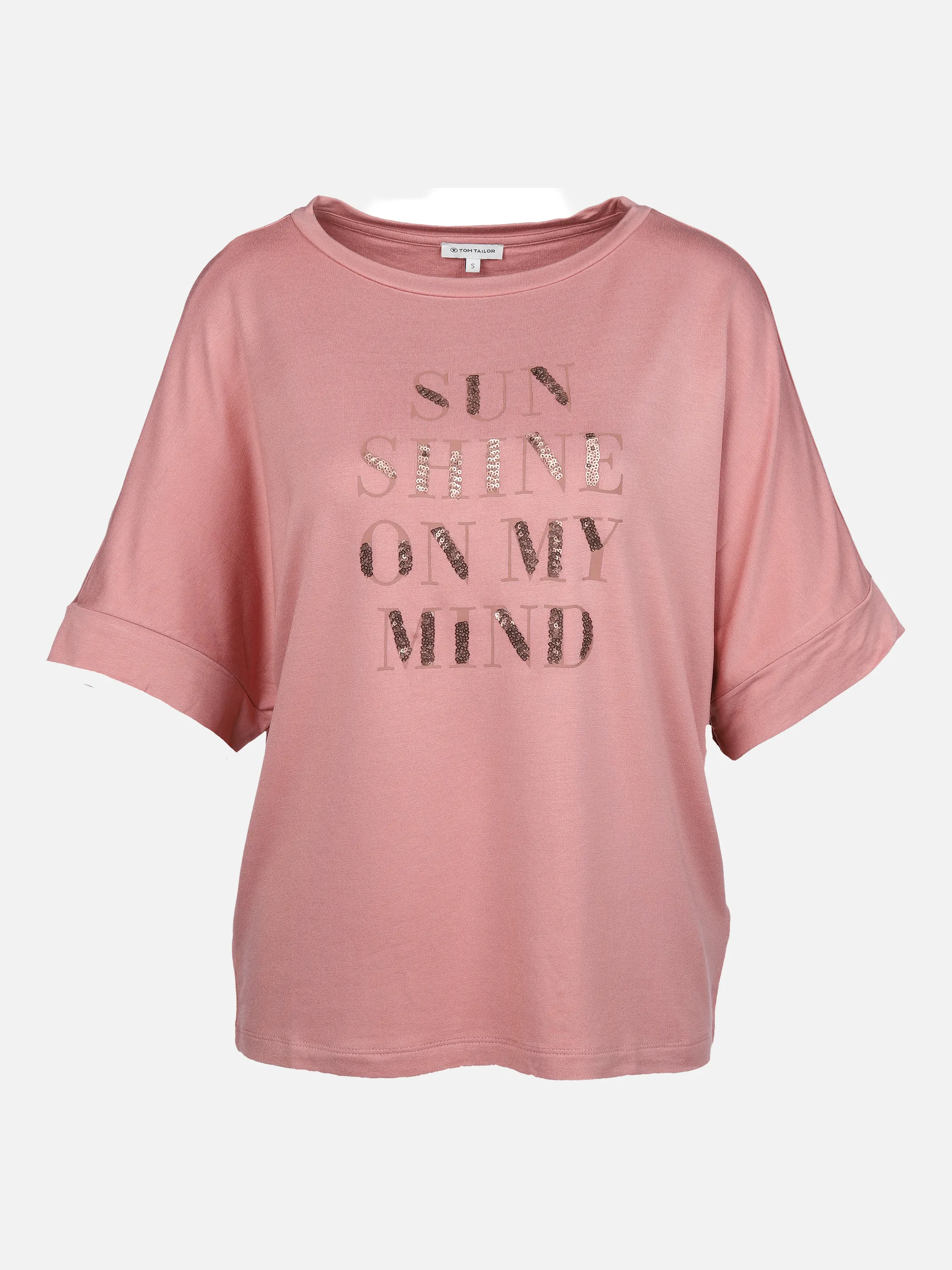 Damen Shirt mit Print und Pailletten | 29515 | noSize | 865213-029515 | T-Shirts