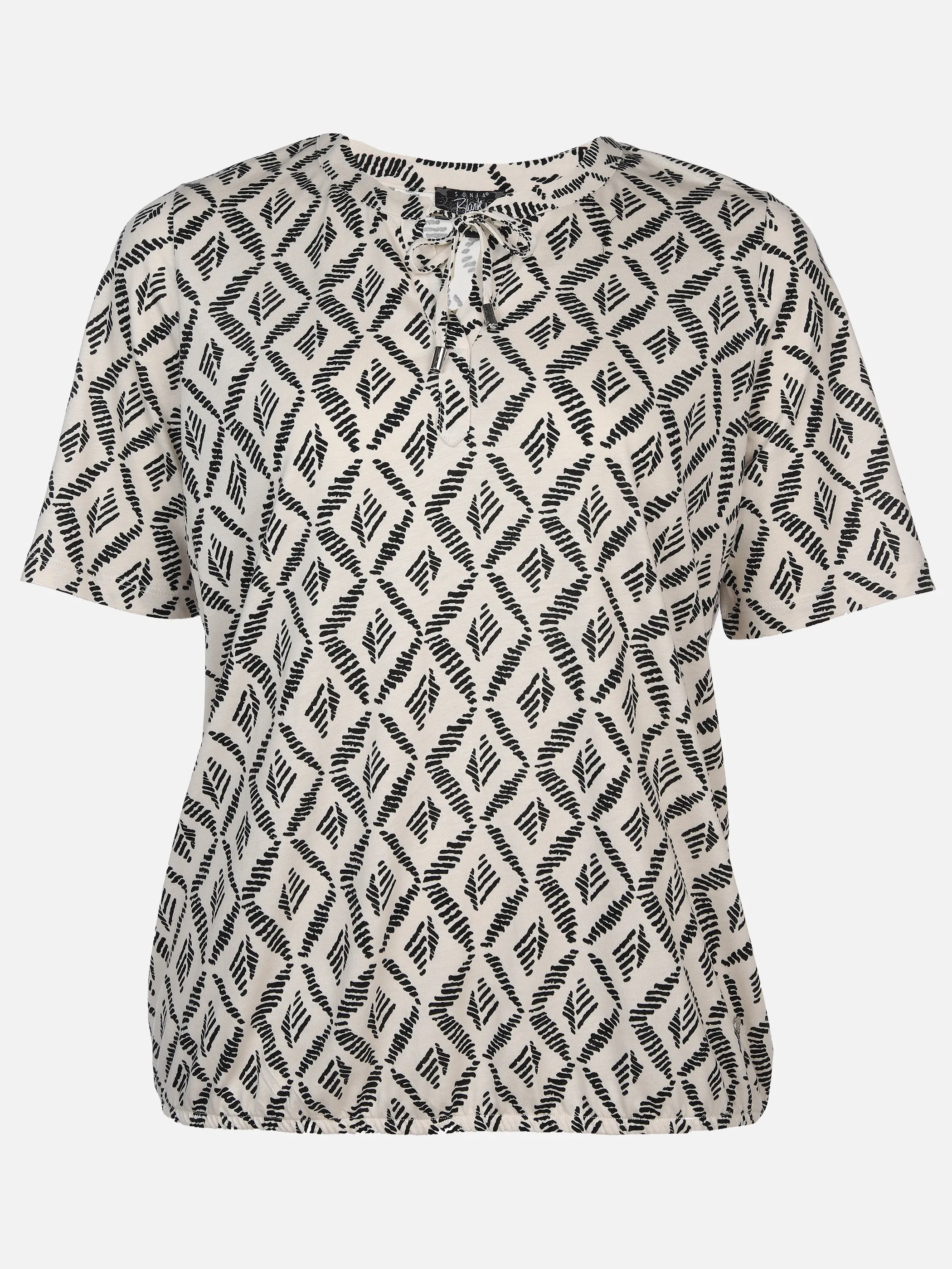Sonja Blank Da-gr. Gr. Halbarmshirt m. Ethno Weiß 894097 OFFWHITE 1