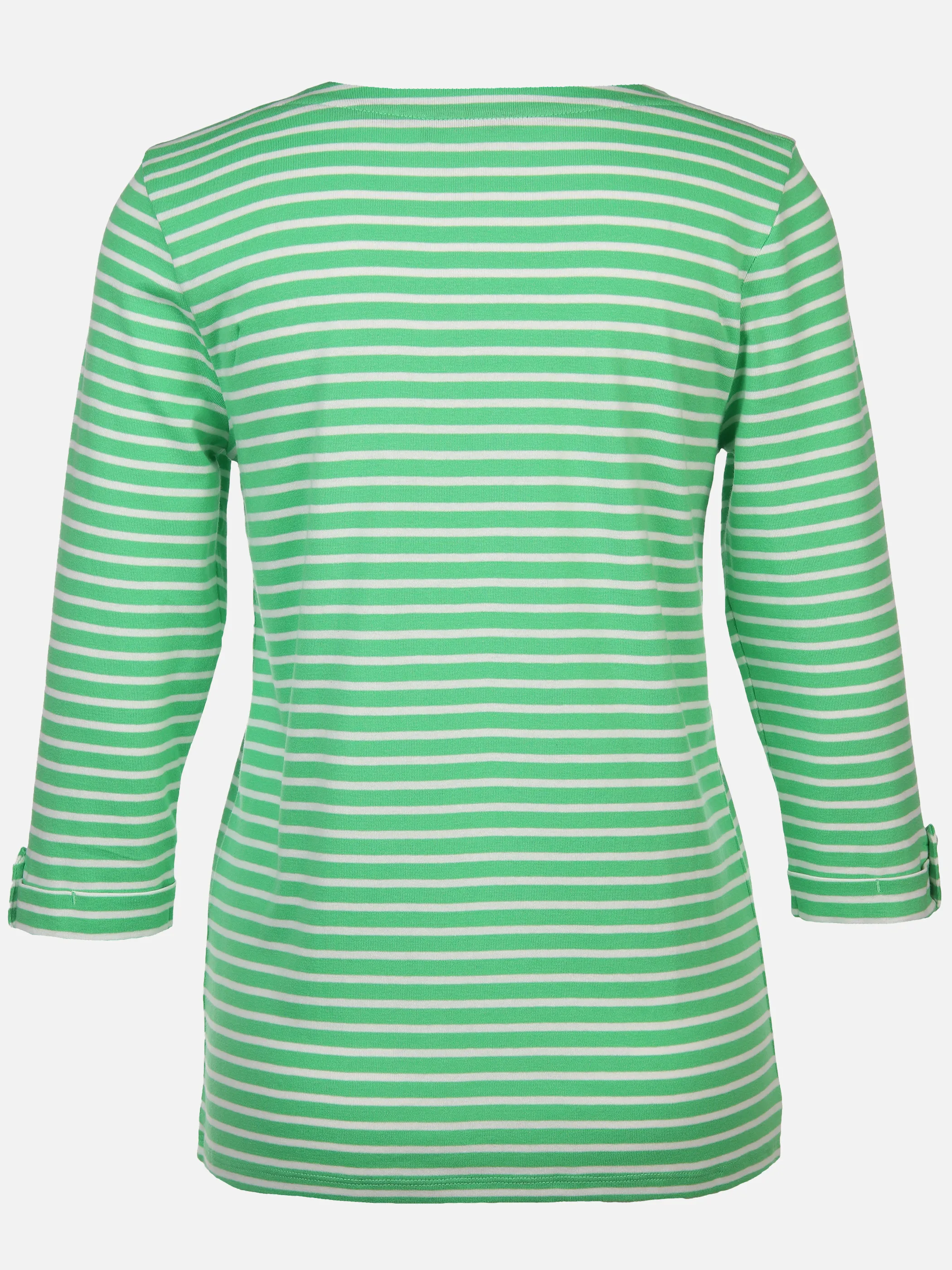 Sure Da-Streifenshirt m. 3/4 Arm Grün 889307 GREEN OFF 2