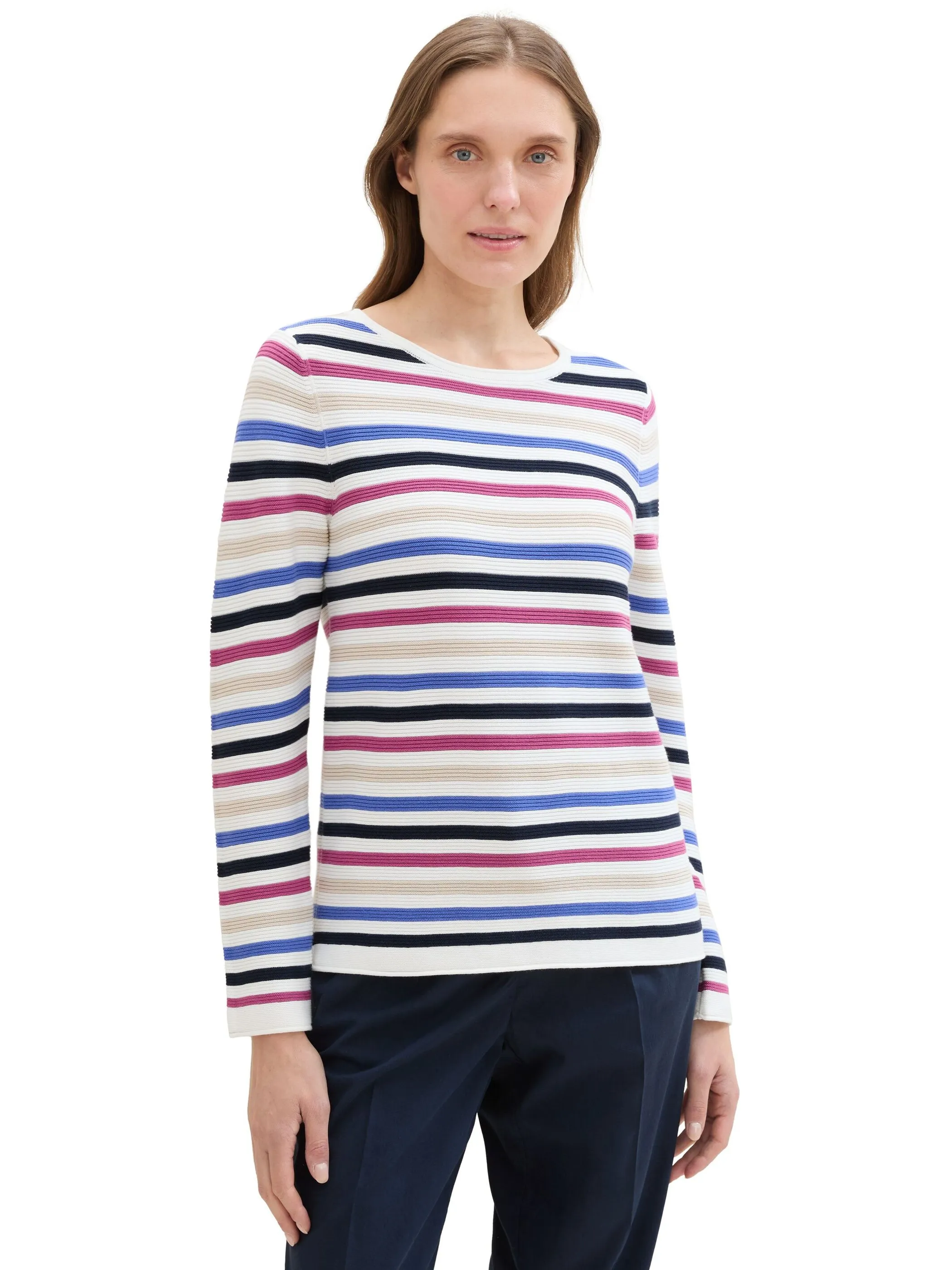 Tom Tailor 1016350 NOS sweater new ottoma Bunt 827729 36208 4