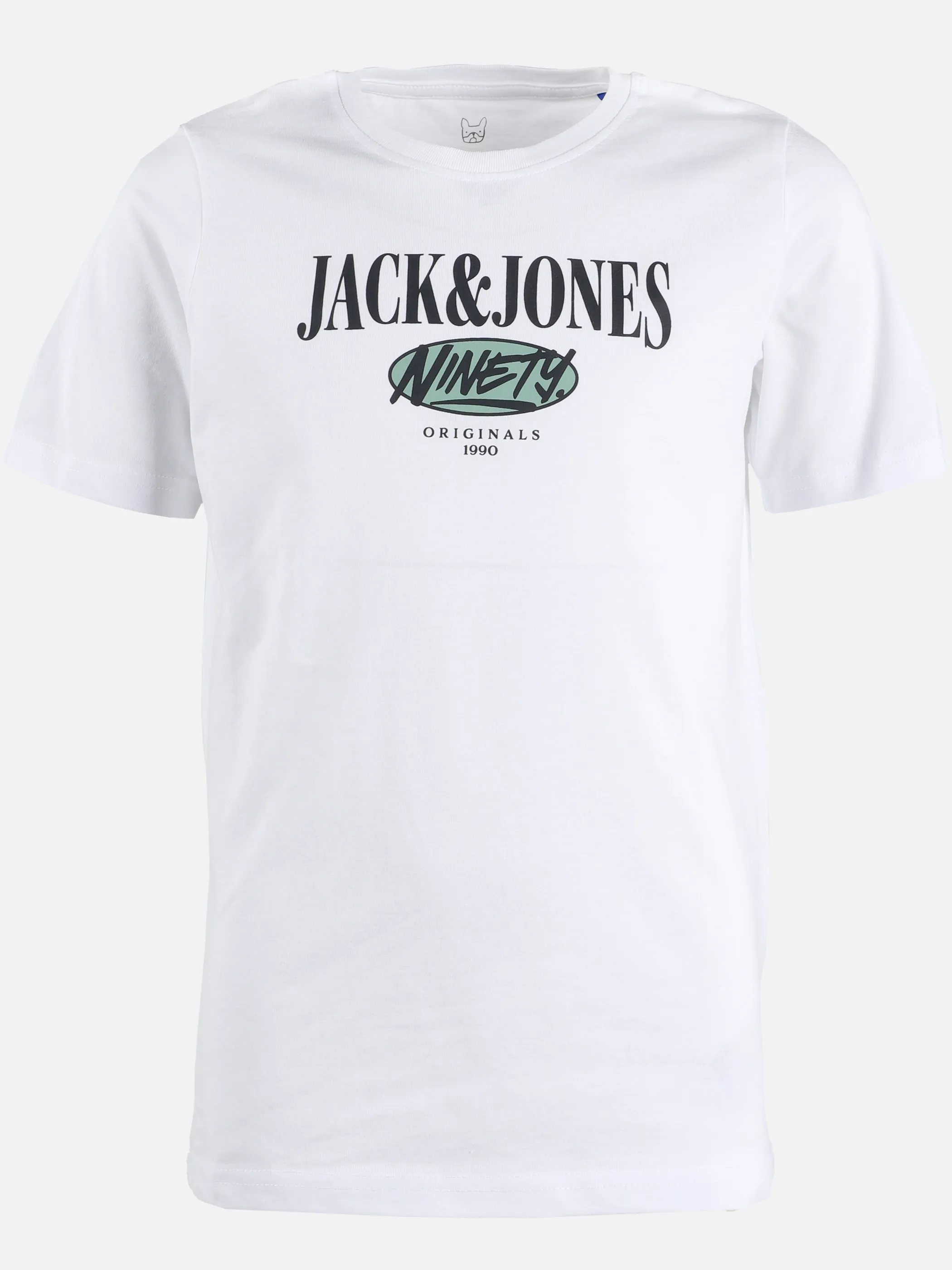 Jack&Jones Junior 12253962 JORCOBIN TEE SS CREW Weiß 892299 177627 1