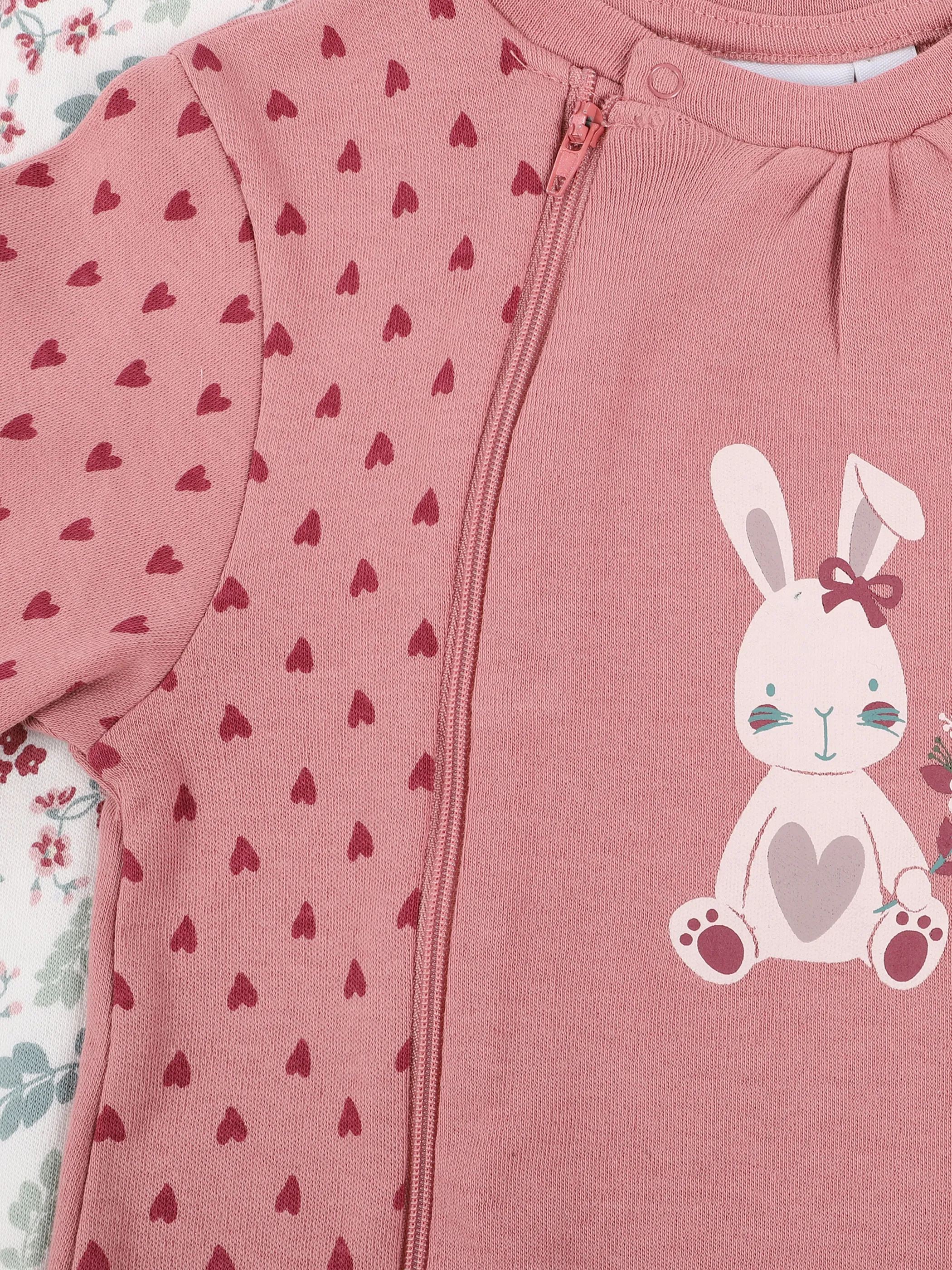Bubble Gum BG Pyjama 2er Set mit Fuß Rosa 871282 ROSE 3 Bubble Gum BG Pyjama 2er Set mit Fuß Rosa 871282 ROSE 3