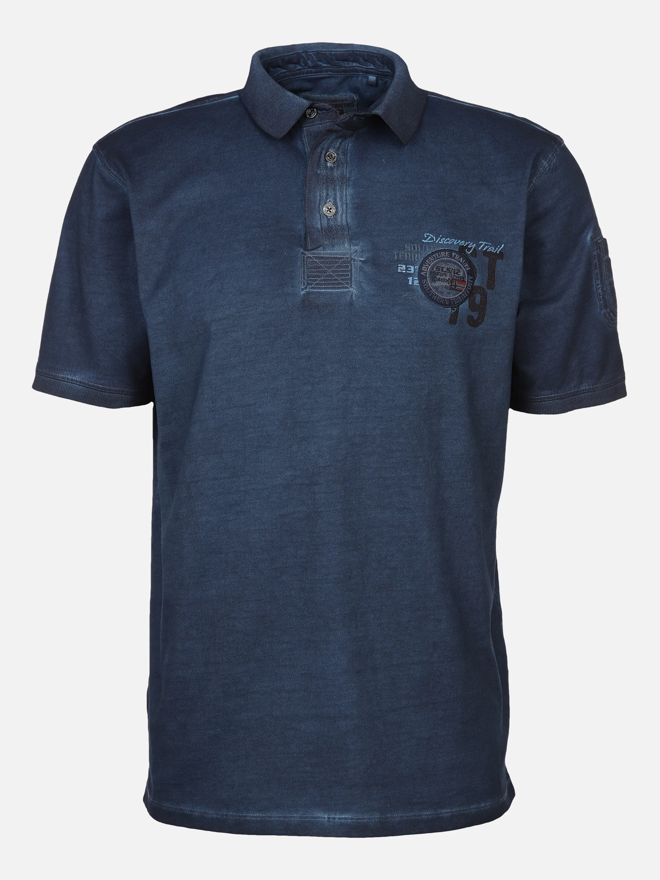 Southern Territory He. Poloshirt 1/2 Arm Blau 873019 NAVY 1