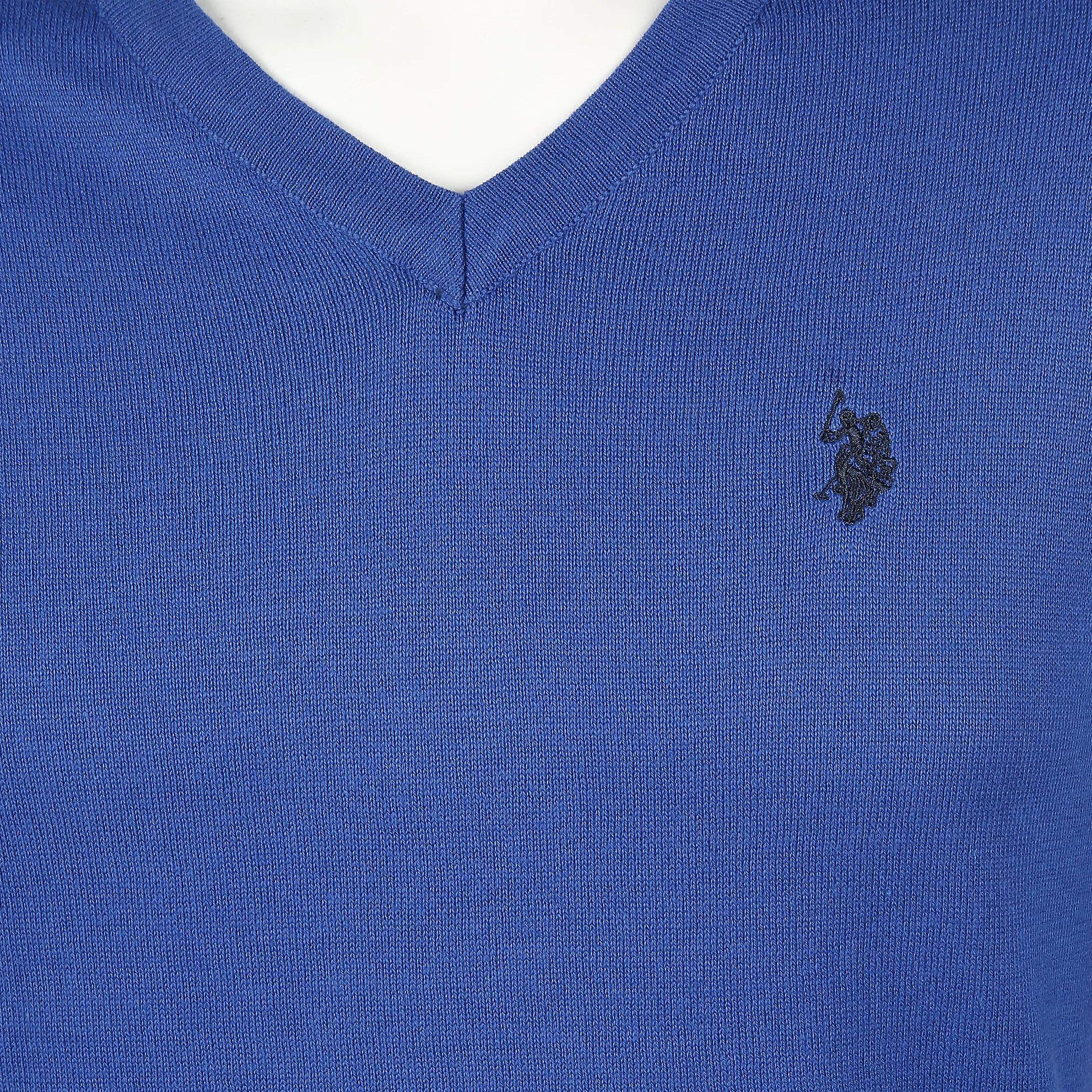 U.S. Polo Assn. He. Pullover U.S. Polo V-Neck Blau 799159 ROYAL 3