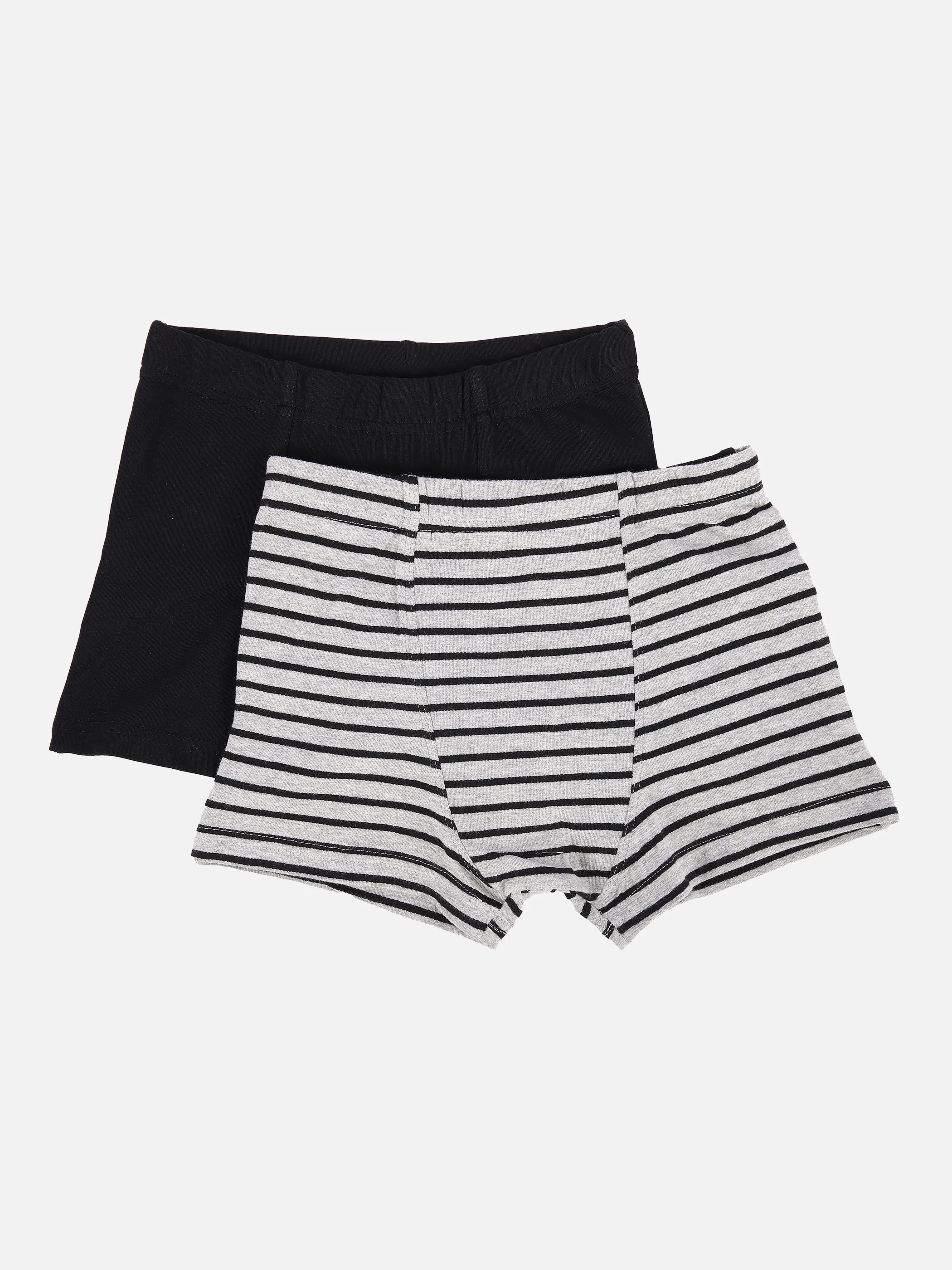 Stop + Go Kn. Retro Shorts 2er Pack Schwarz 851058 BLACK/GREY 1 Stop + Go Kn. Retro Shorts 2er Pack Schwarz 851058 BLACK/GREY 1