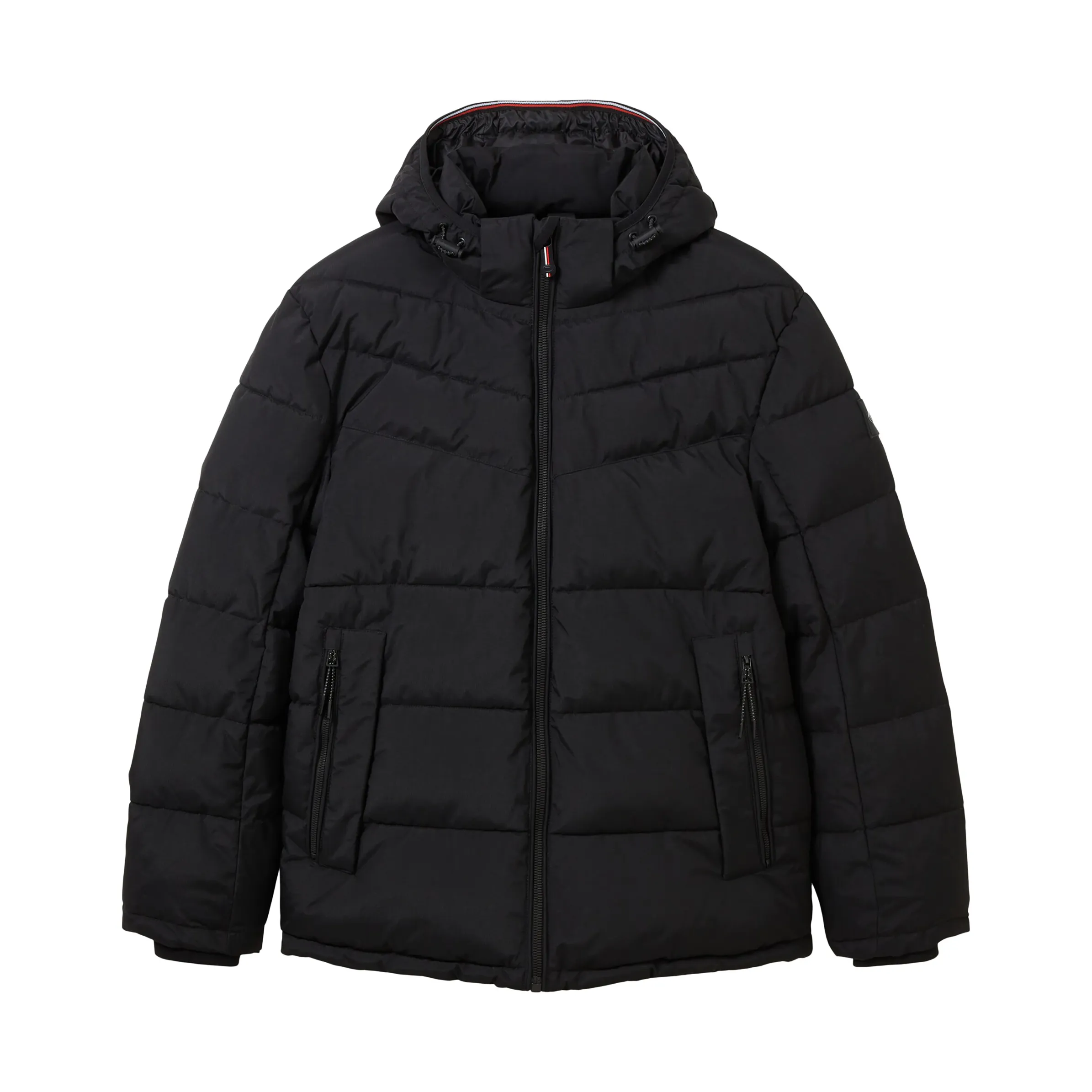 Tom Tailor 1037339 puffer jacket with hood Schwarz 884291 29999 1