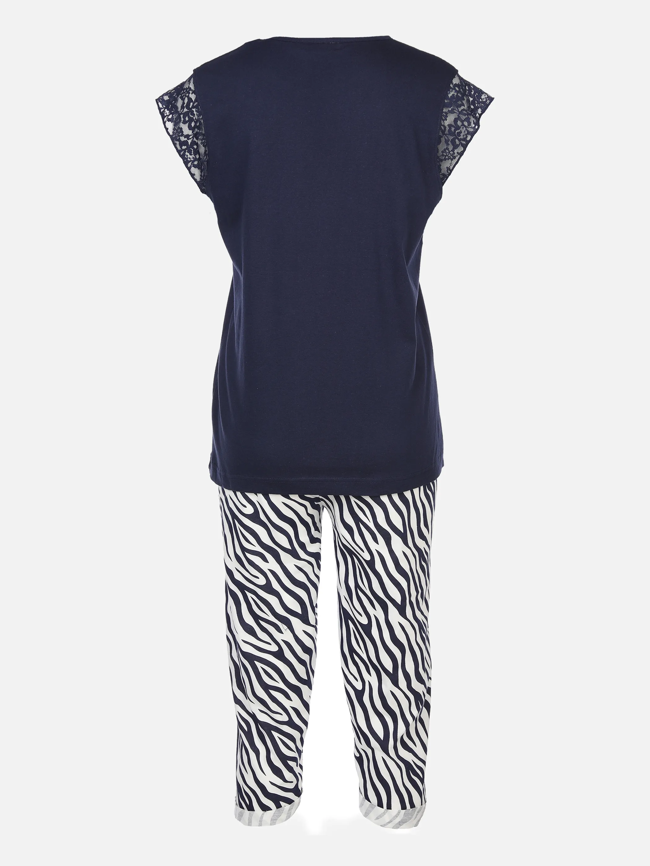 Sure Da Pyjama Spitzenshirt + 3/4 H Blau 873705 NAVY 2 Sure Da Pyjama Spitzenshirt + 3/4 H Blau 873705 NAVY 2