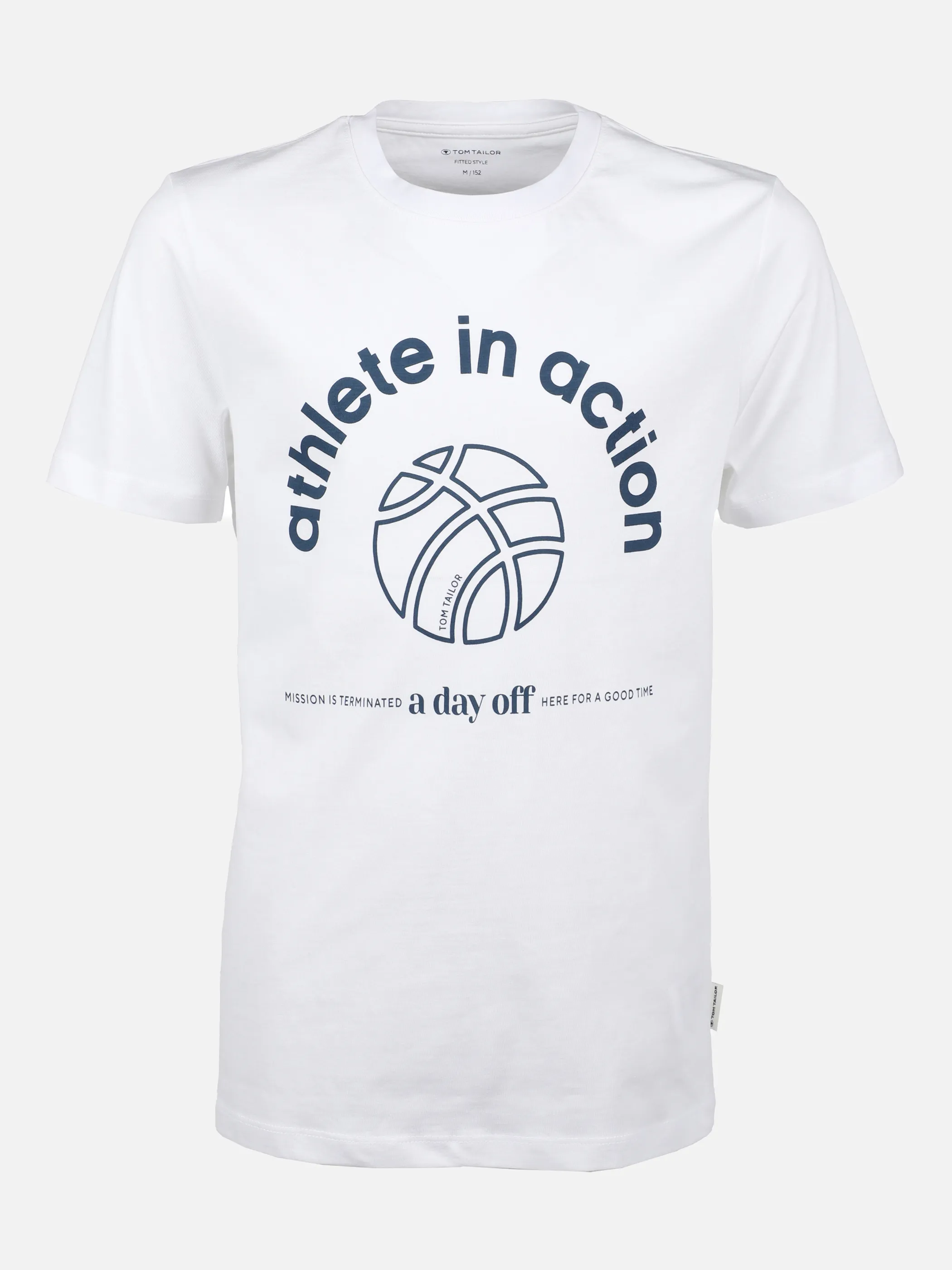 Tom Tailor 1031676 fitted printed t-shirt Weiß 865834 20000 1 Tom Tailor 1031676 fitted printed t-shirt Weiß 865834 20000 1