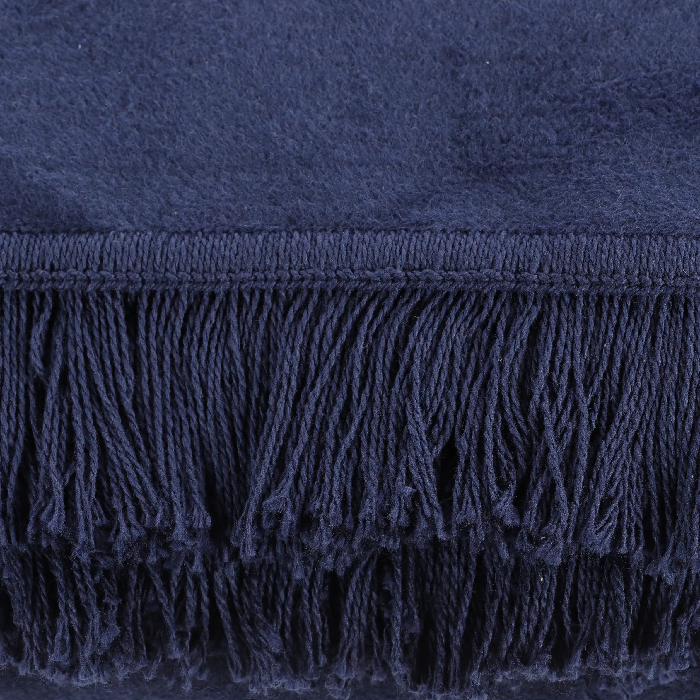 Villa Grinario Wohndecke mit Fransen 150x200c Blau 884583 NAVY 3 Villa Grinario Wohndecke mit Fransen 150x200c Blau 884583 NAVY 3