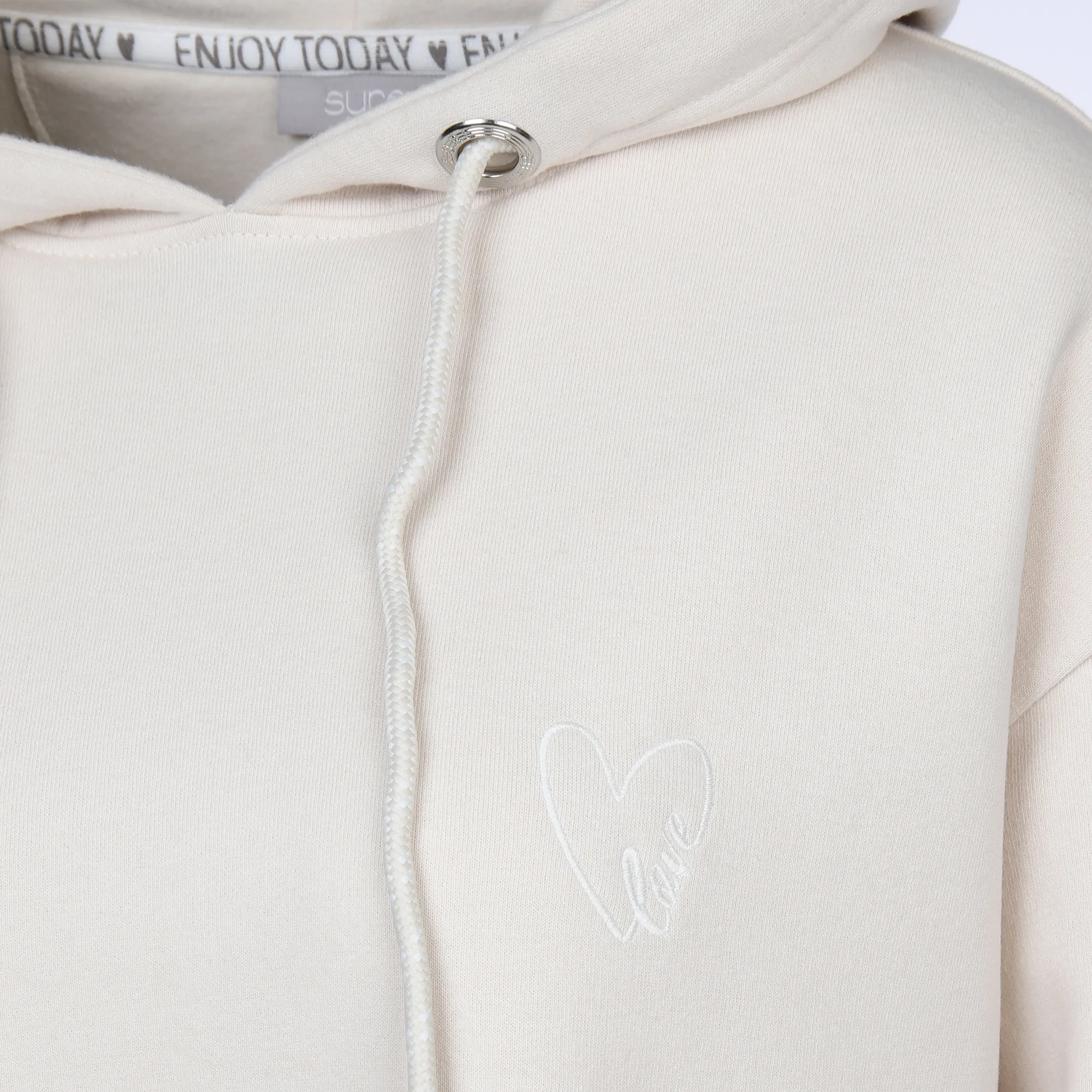 Sure Da-Sweatshirt m. Kapuze 1/1 Arm Beige 880882 SAND 4 Sure Da-Sweatshirt m. Kapuze 1/1 Arm Beige 880882 SAND 4