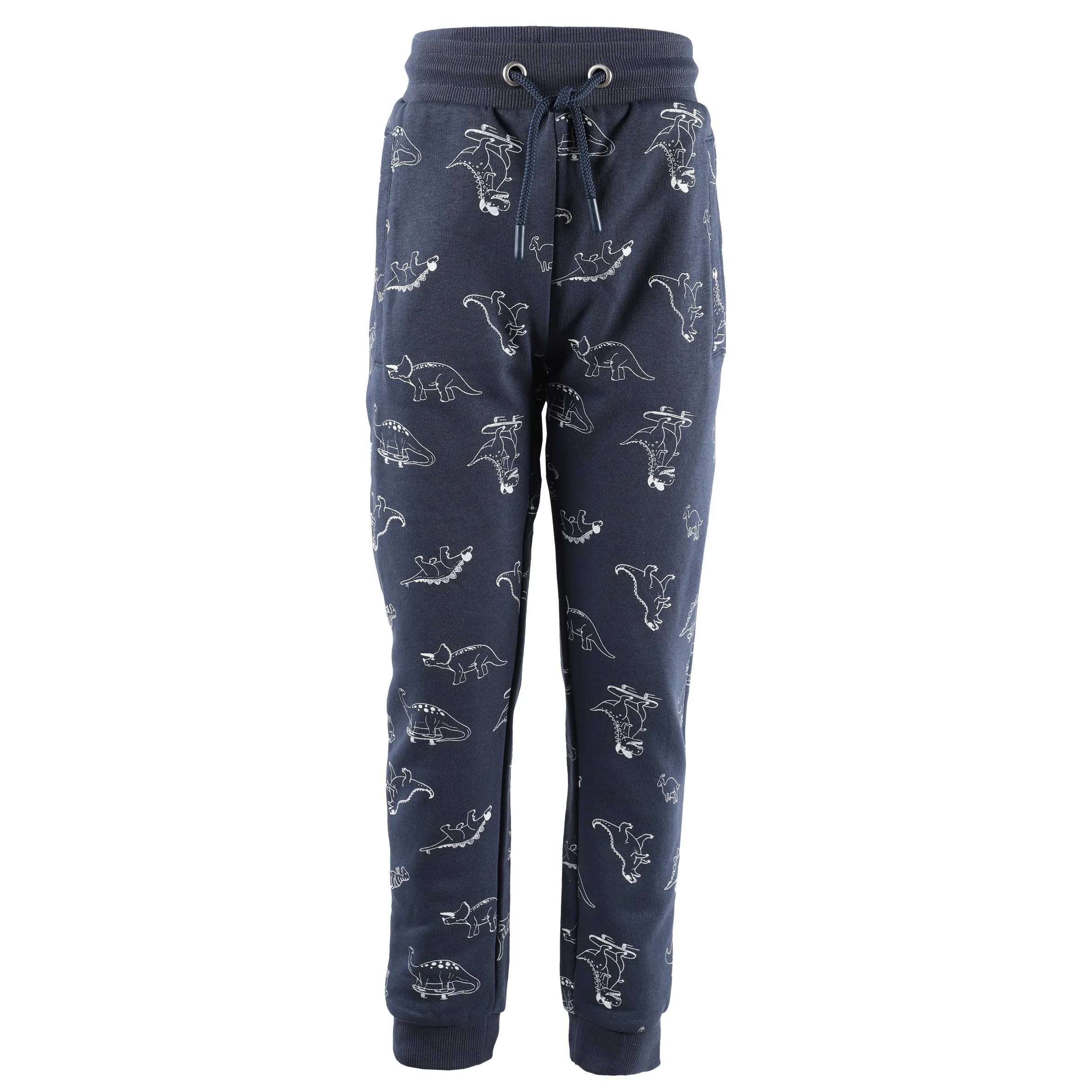 Stop + Go KJ Jogginghose in blau und navy mit AOP Dino Blau 881560 NAVY 1