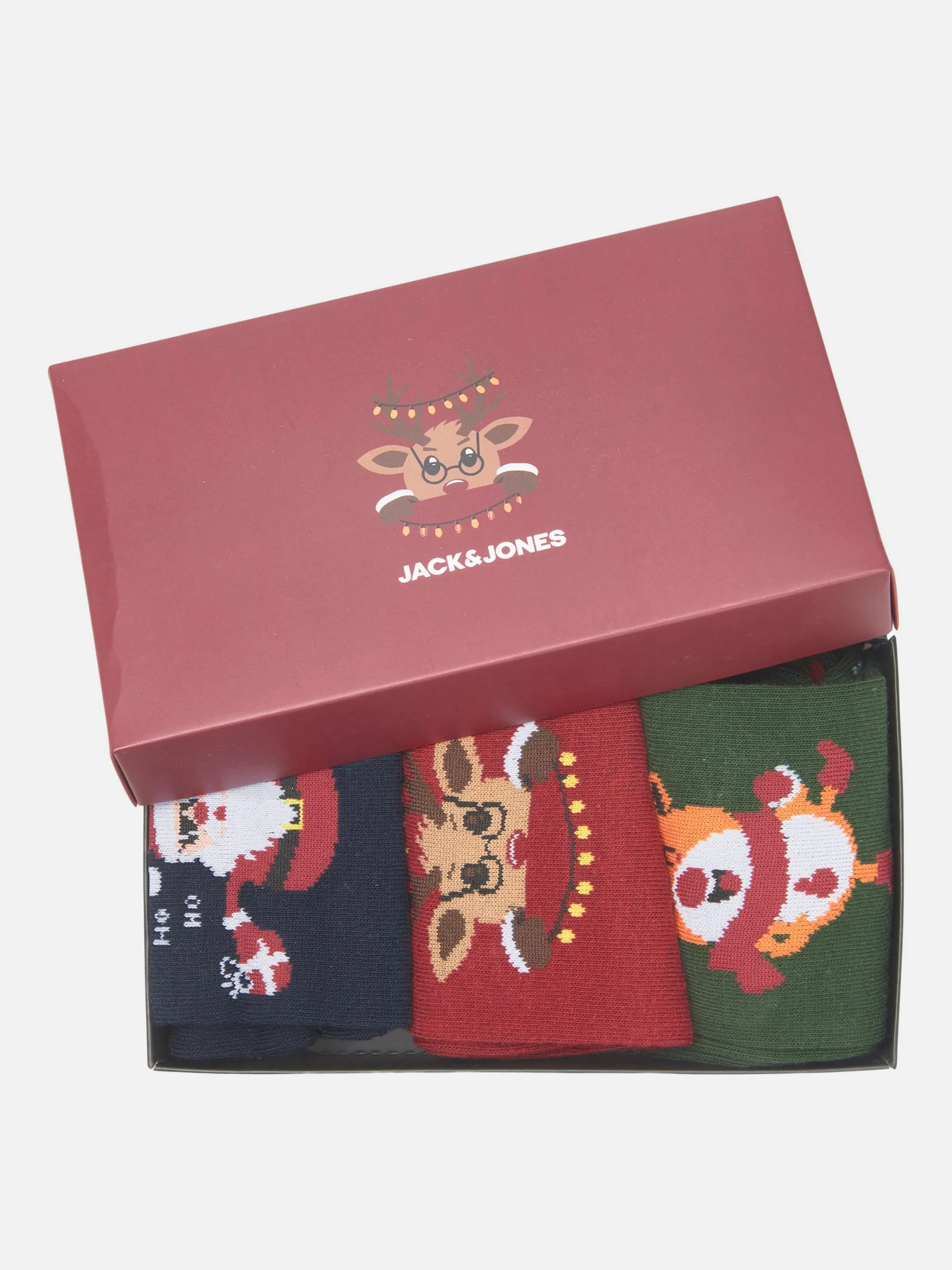 Jack Jones 12221910 JACAFRAZ XMAS SOCKS G Blau 871565 175876001 2