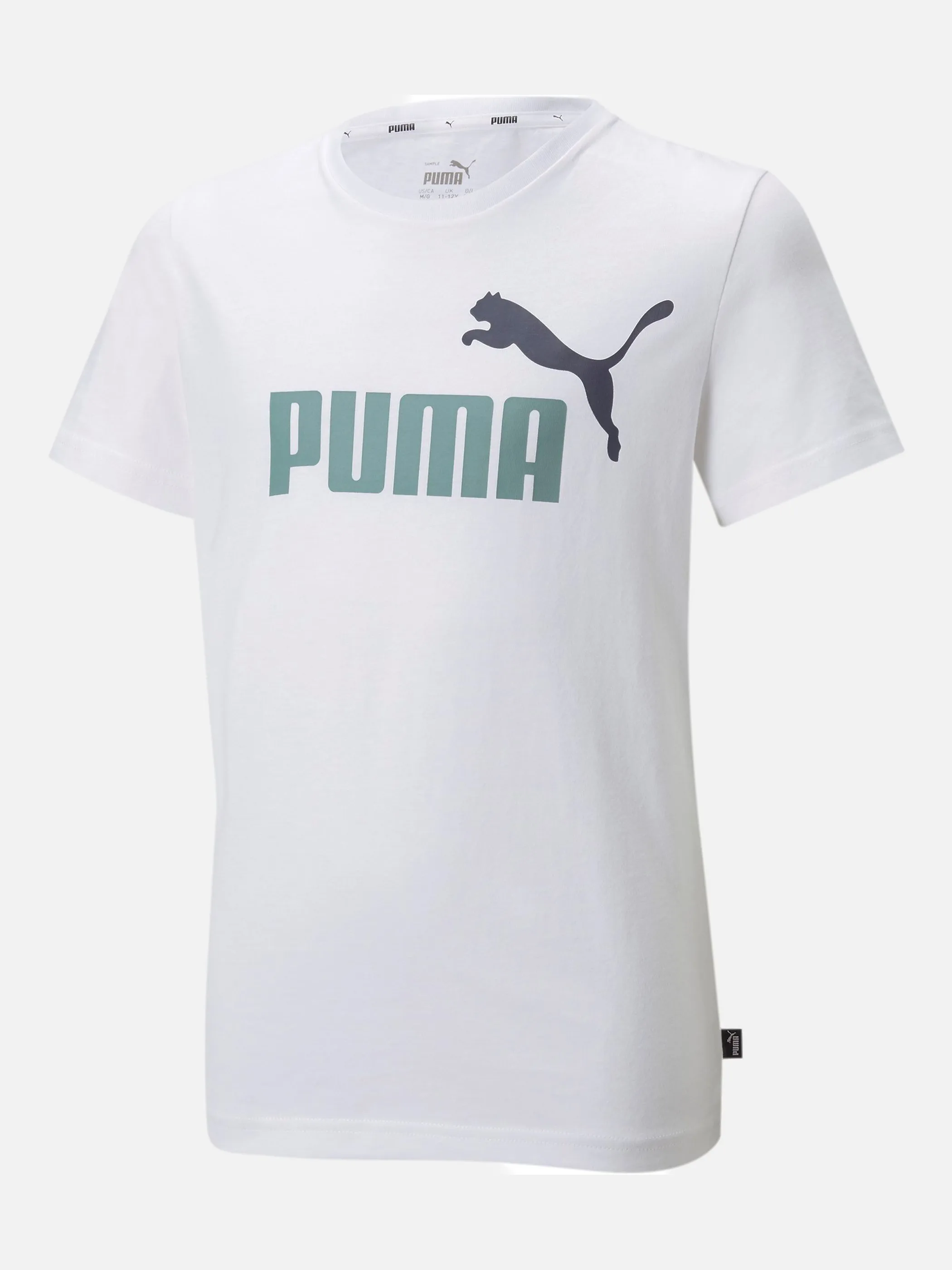 Puma 586985 Kn-T-Shirt, Logo Weiß 846742 83 1