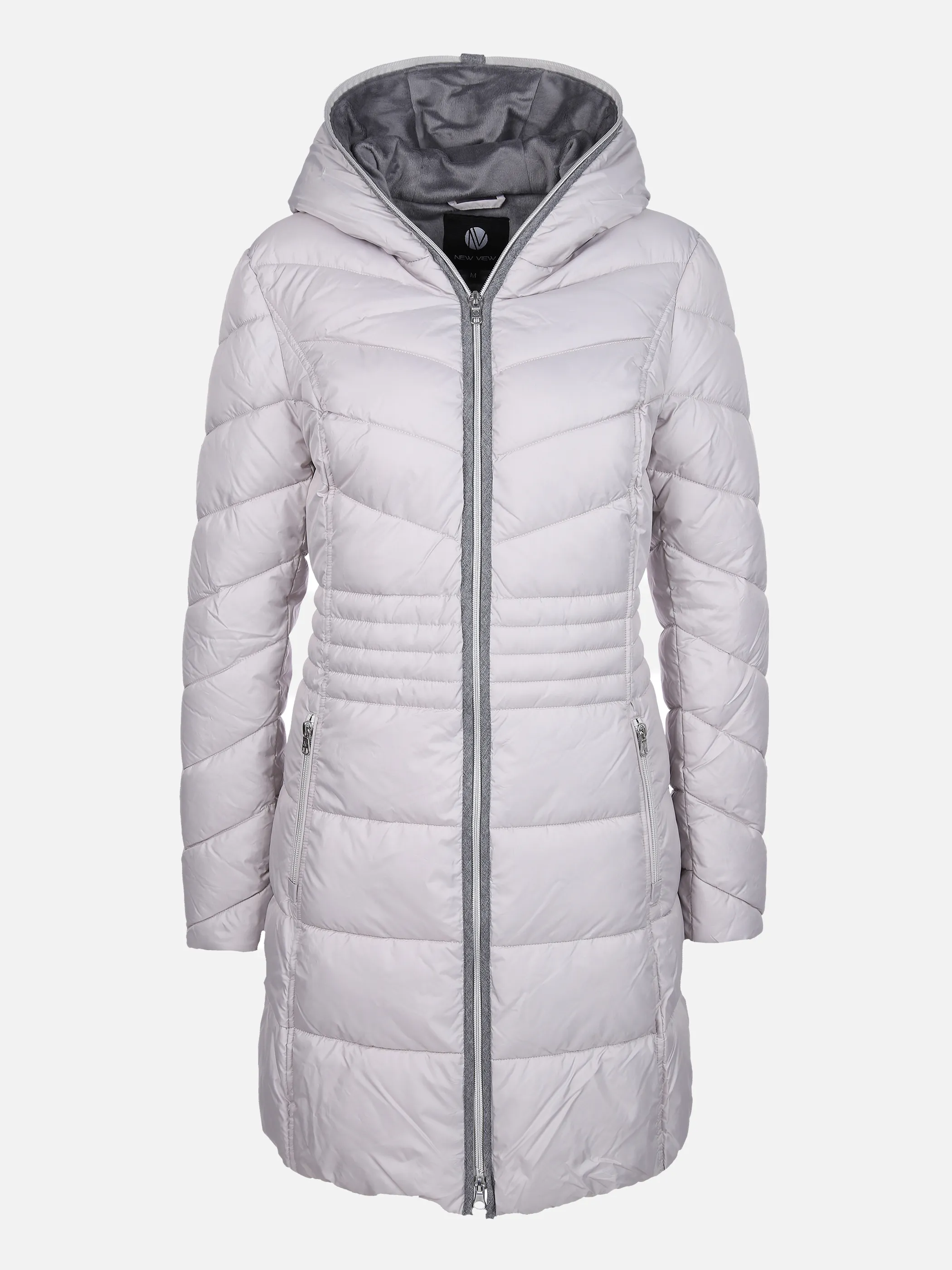 Da-Steppmantel mit Wolloptik Weiß 859727 CREME 1