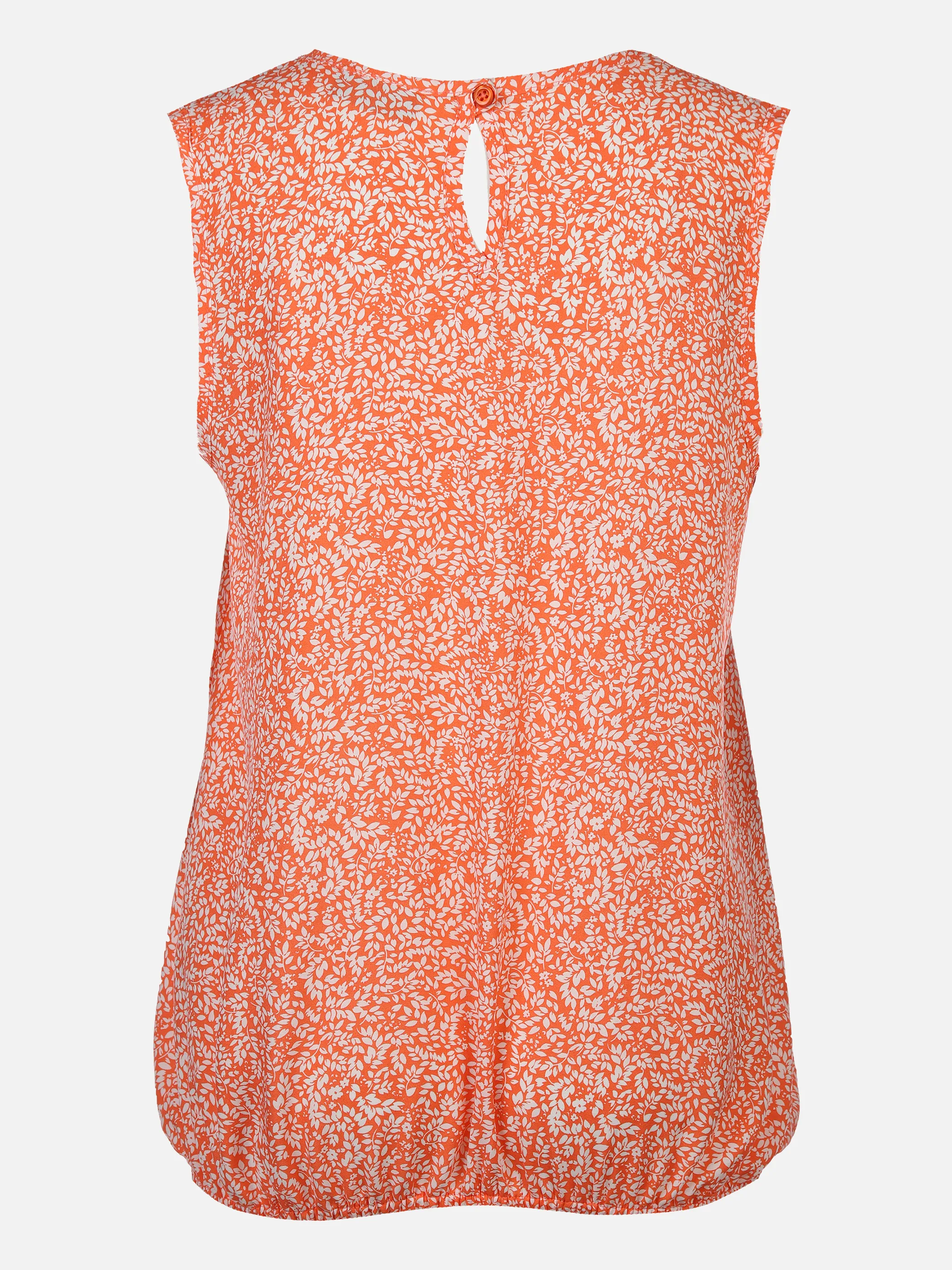 IX-O YF-Da-Bluse, Ärmellos Weiß 881473 AOP ORANGE 2 IX-O YF-Da-Bluse, Ärmellos Weiß 881473 AOP ORANGE 2