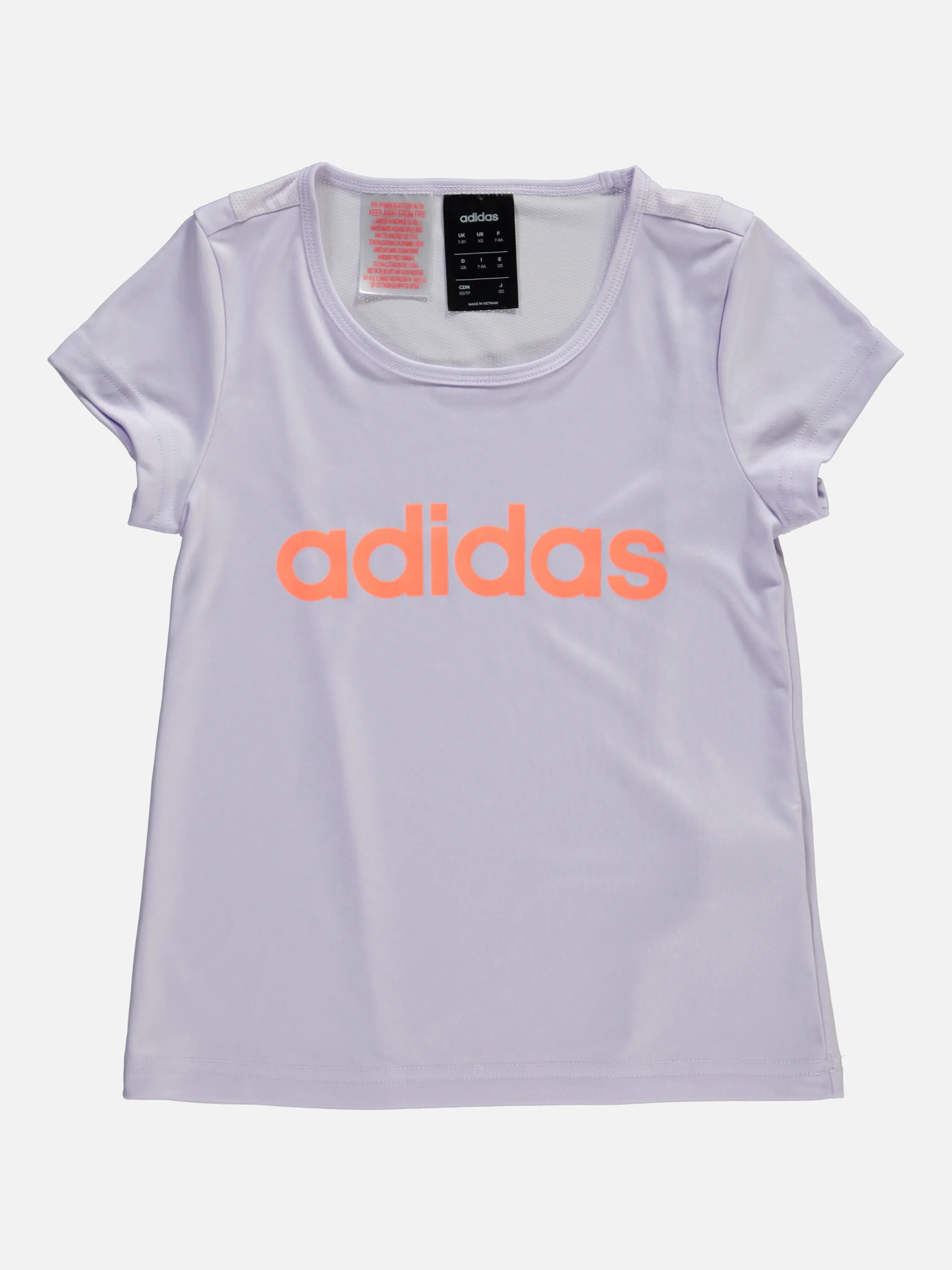 Adidas FM6635 Md- T-Shirt m. Schriftz Lila 834023 ADAQ 1