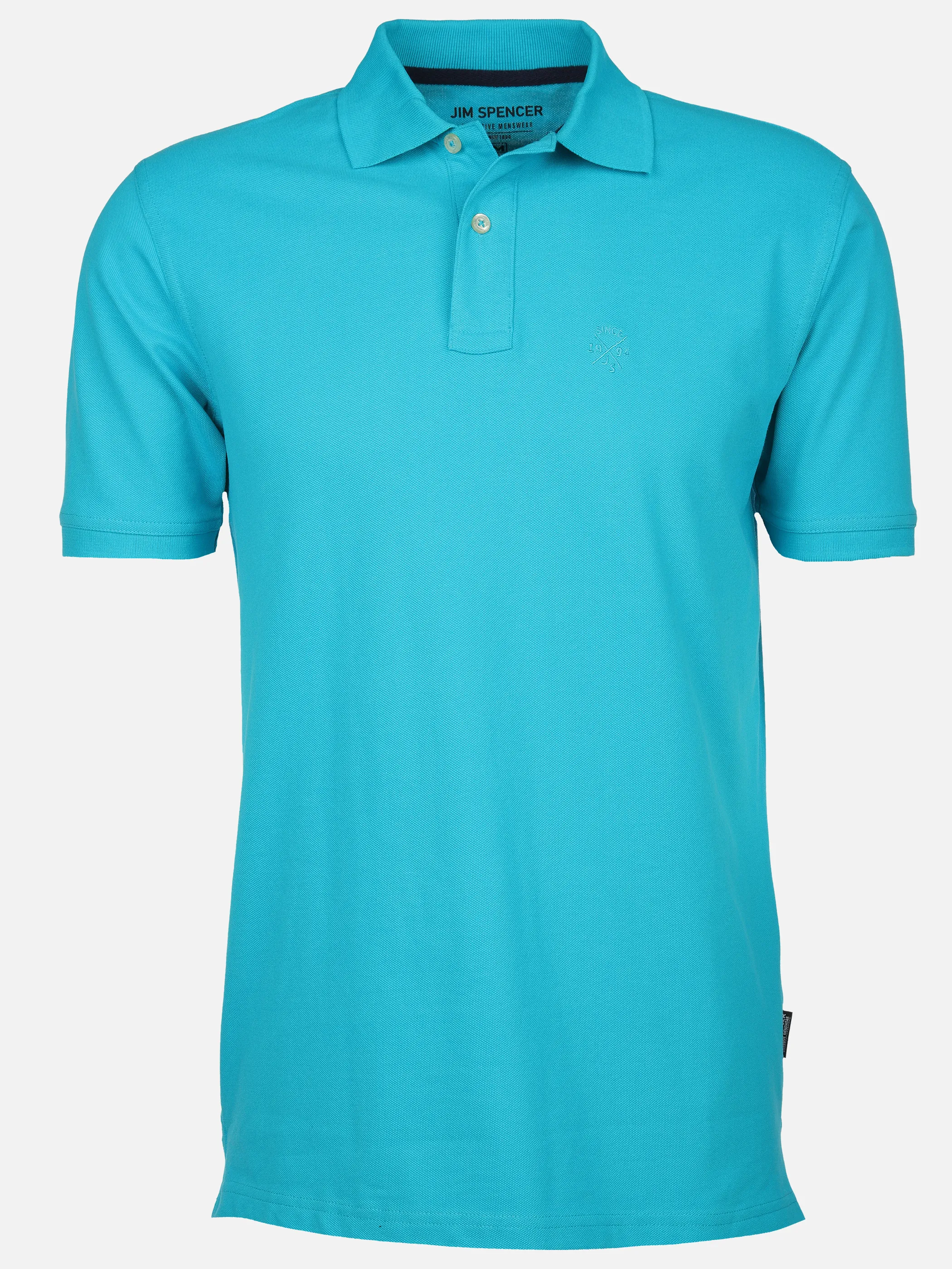 Jim Spencer He. Poloshirt 1/2 Arm uni basic Türkis 890325 POOL 1