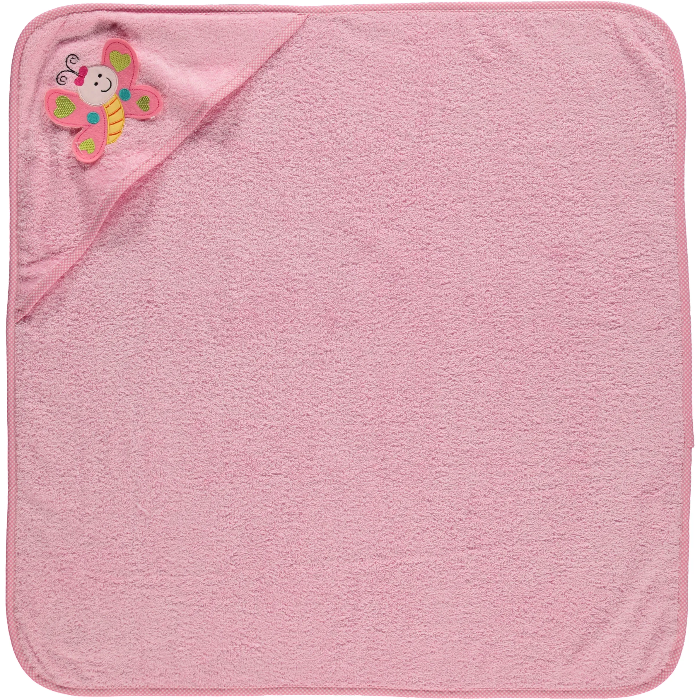 Bubble Gum Baby towel with hood Weiß 799811 BUTTERFLY 1