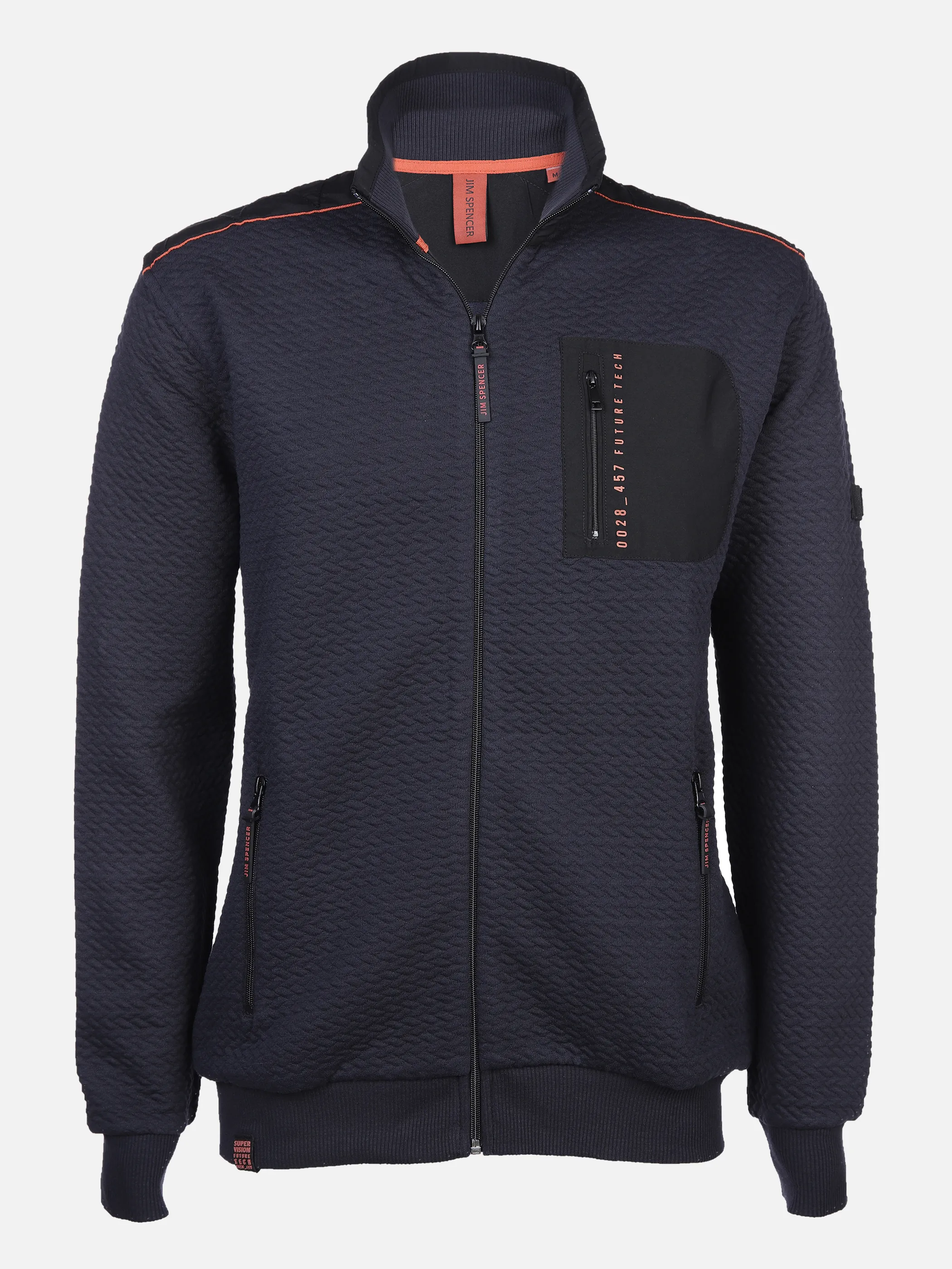 Jim Spencer He. Sweatjacke Hybrid Kapuze Grün 871577 PETROL 1