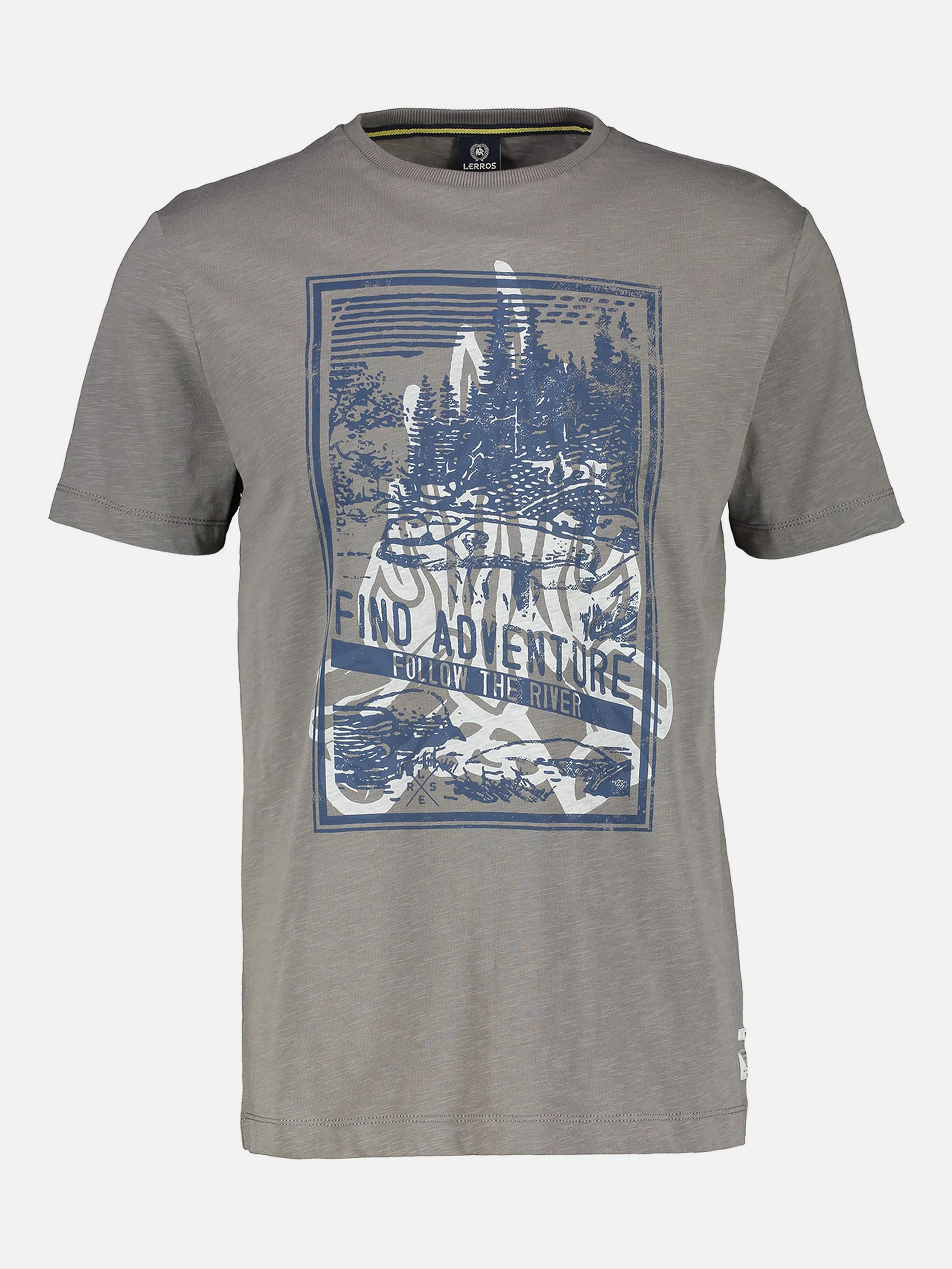 Lerros 2183016 T-SHIRT/SERAFINO 1/2 A Grau 856329 254 1