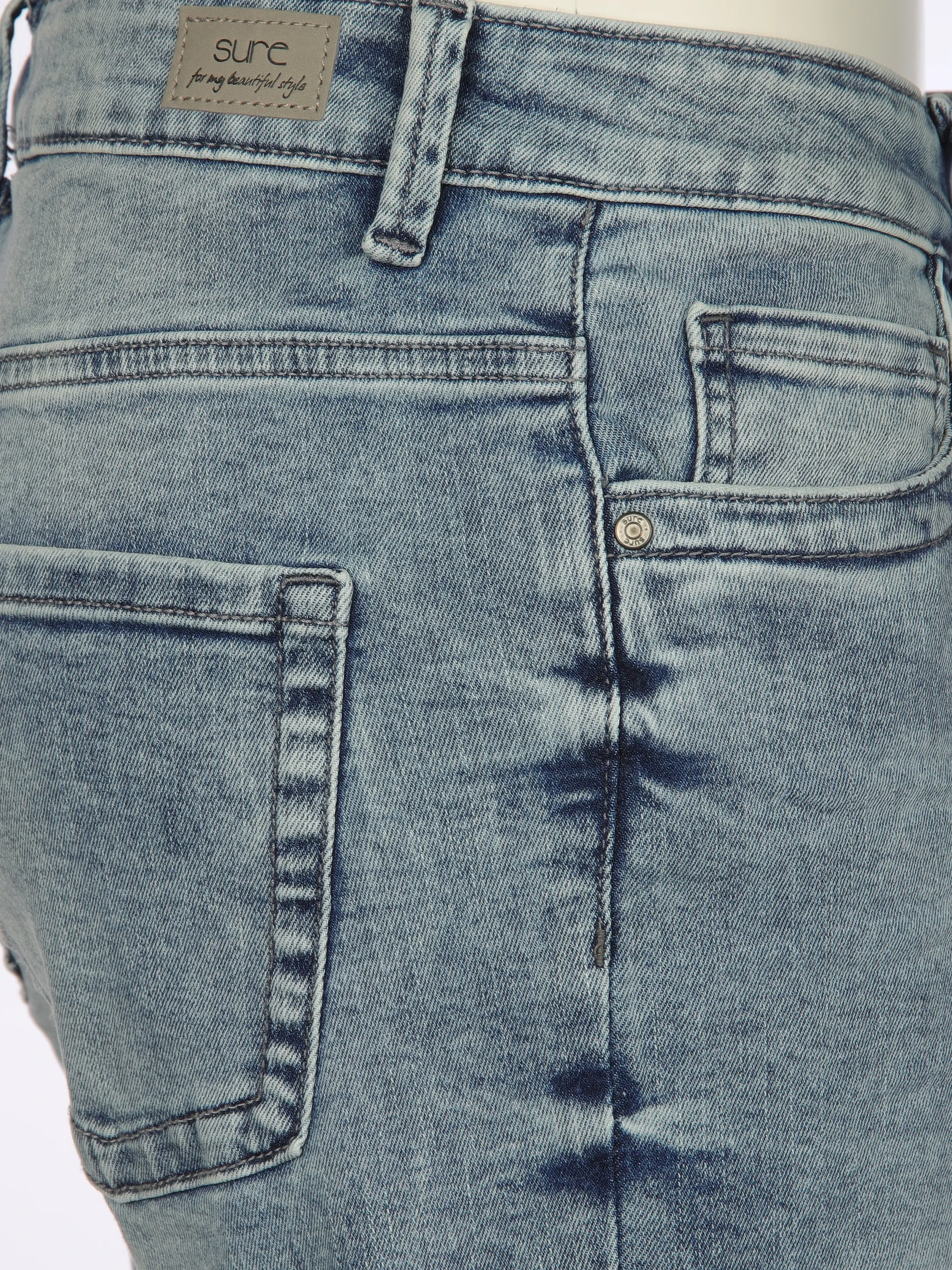 Sure Da-Bermuda 5-Pocket Style Blau 908093 LB 3