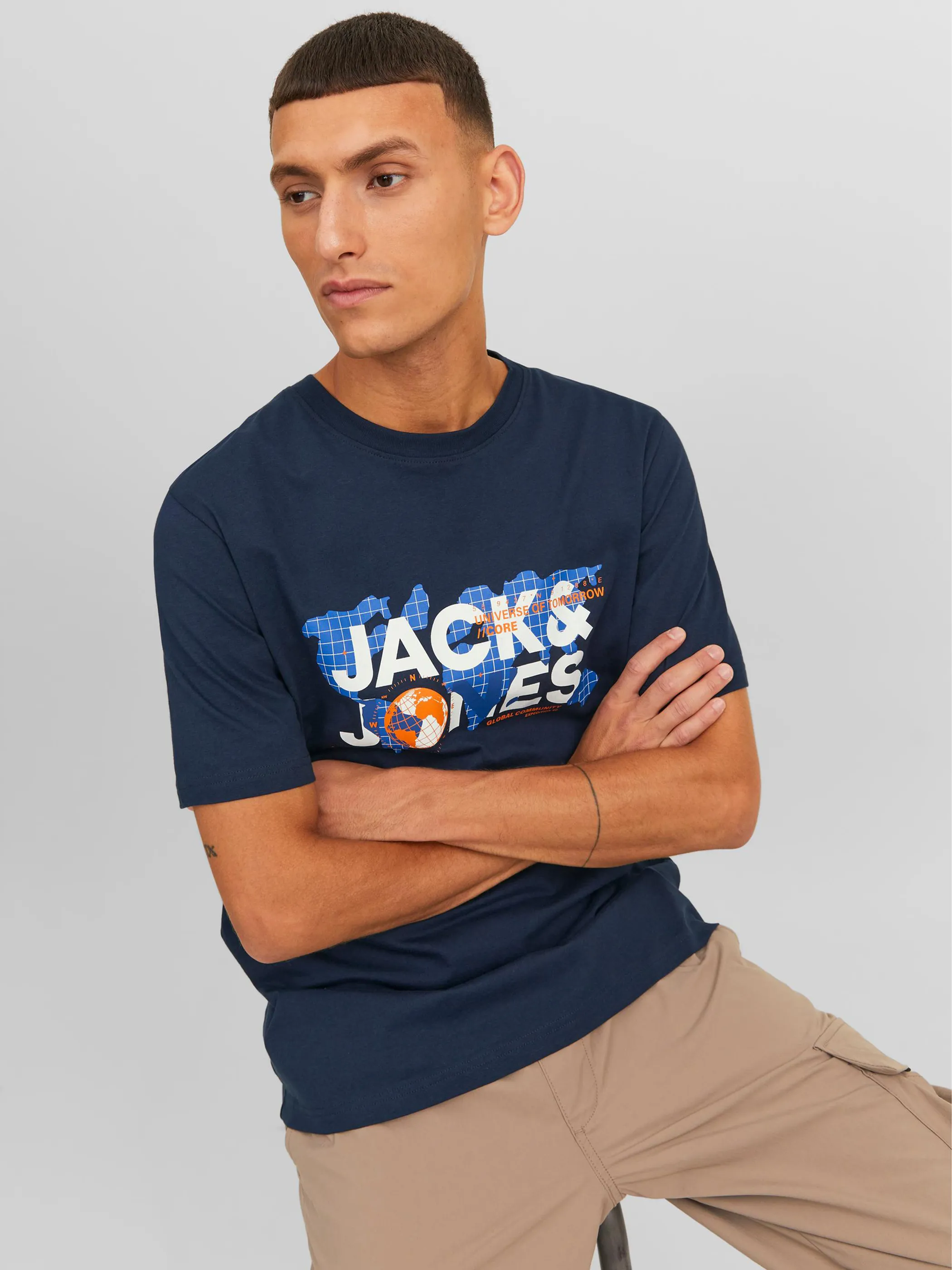 Jack Jones 12240276 JCODUST TEE SS CREW Blau 883637 175876 3 Jack Jones 12240276 JCODUST TEE SS CREW Blau 883637 175876 3
