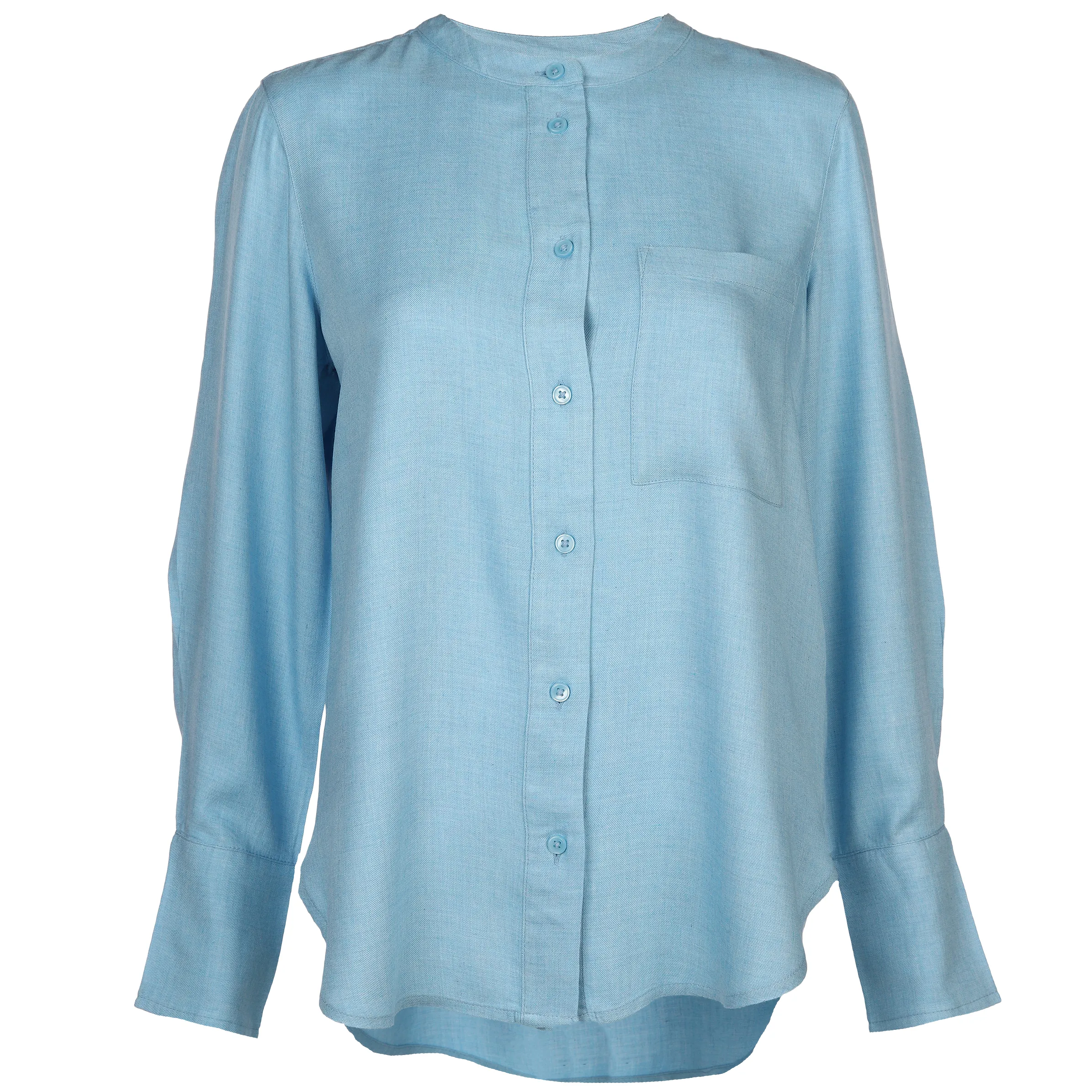 Tom Tailor 1037888 melange blouse Blau 887452 12391 1