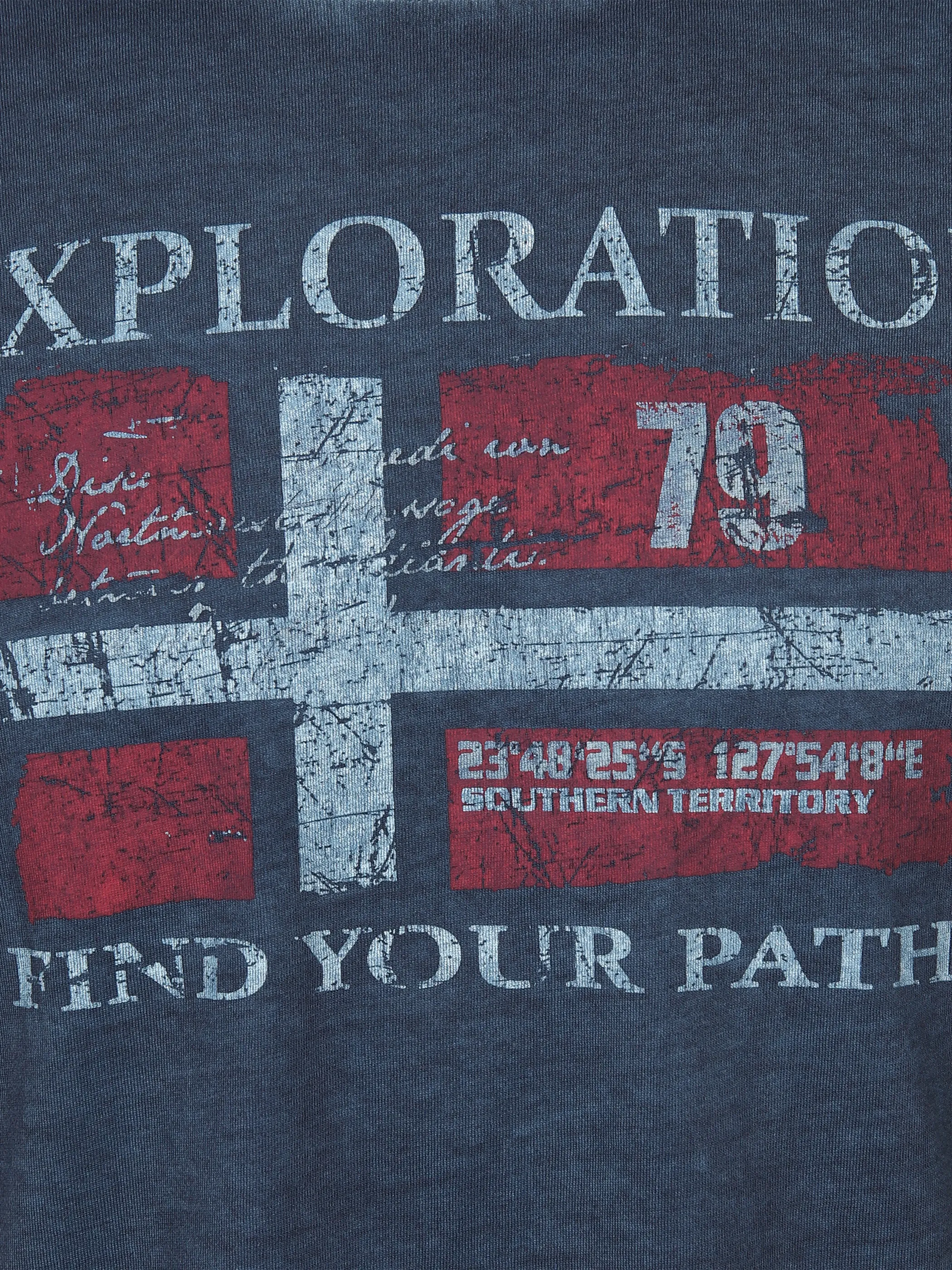 Southern Territory He. T-Shirt 1/2 Arm Logo Marine 873380 NAVY 3 Southern Territory He. T-Shirt 1/2 Arm Logo Marine 873380 NAVY 3