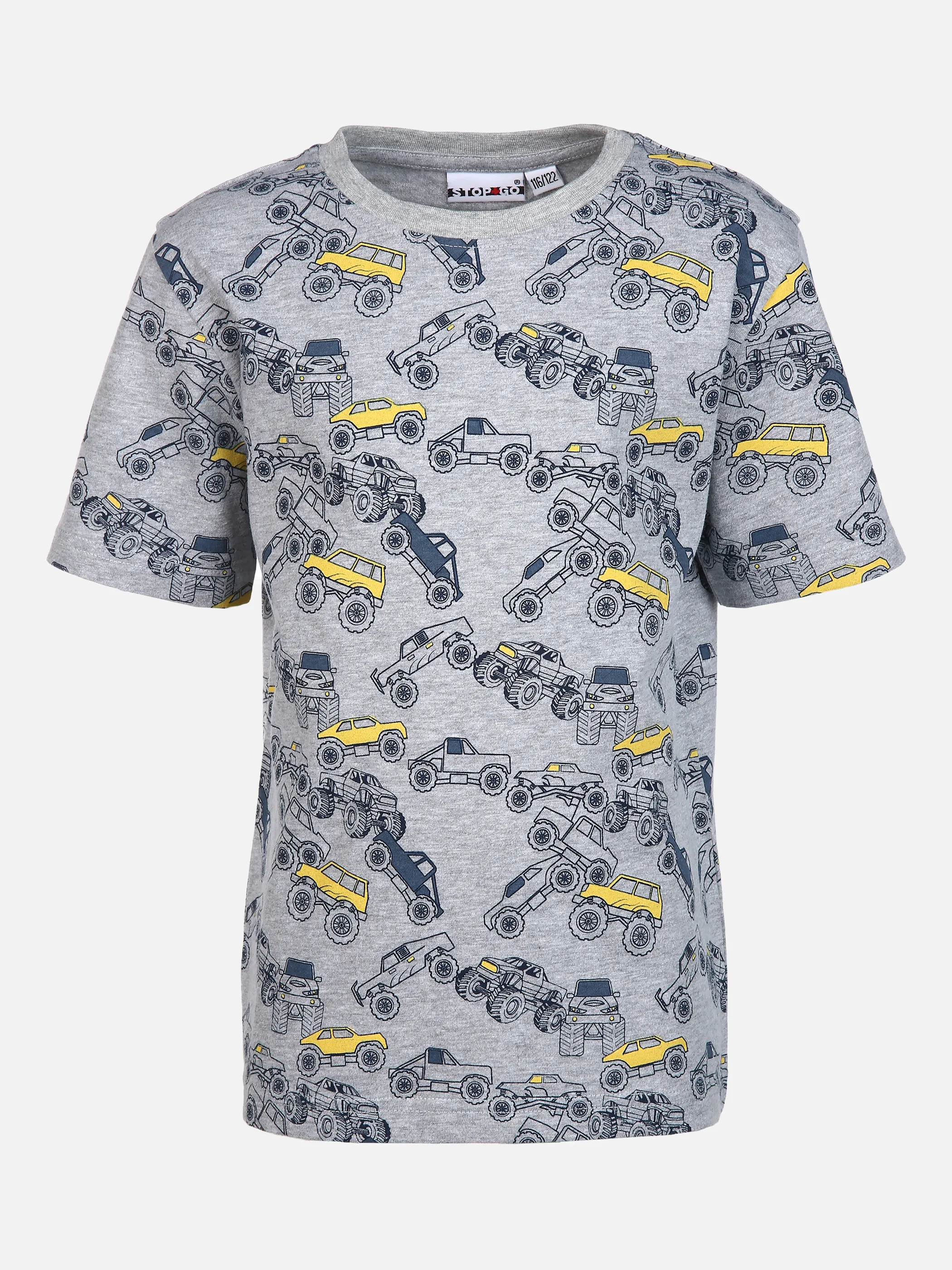 Stop + Go MB TShirt in h.grau melange + Grau 852480 HELLGRAU 1 Stop + Go MB TShirt in h.grau melange + Grau 852480 HELLGRAU 1