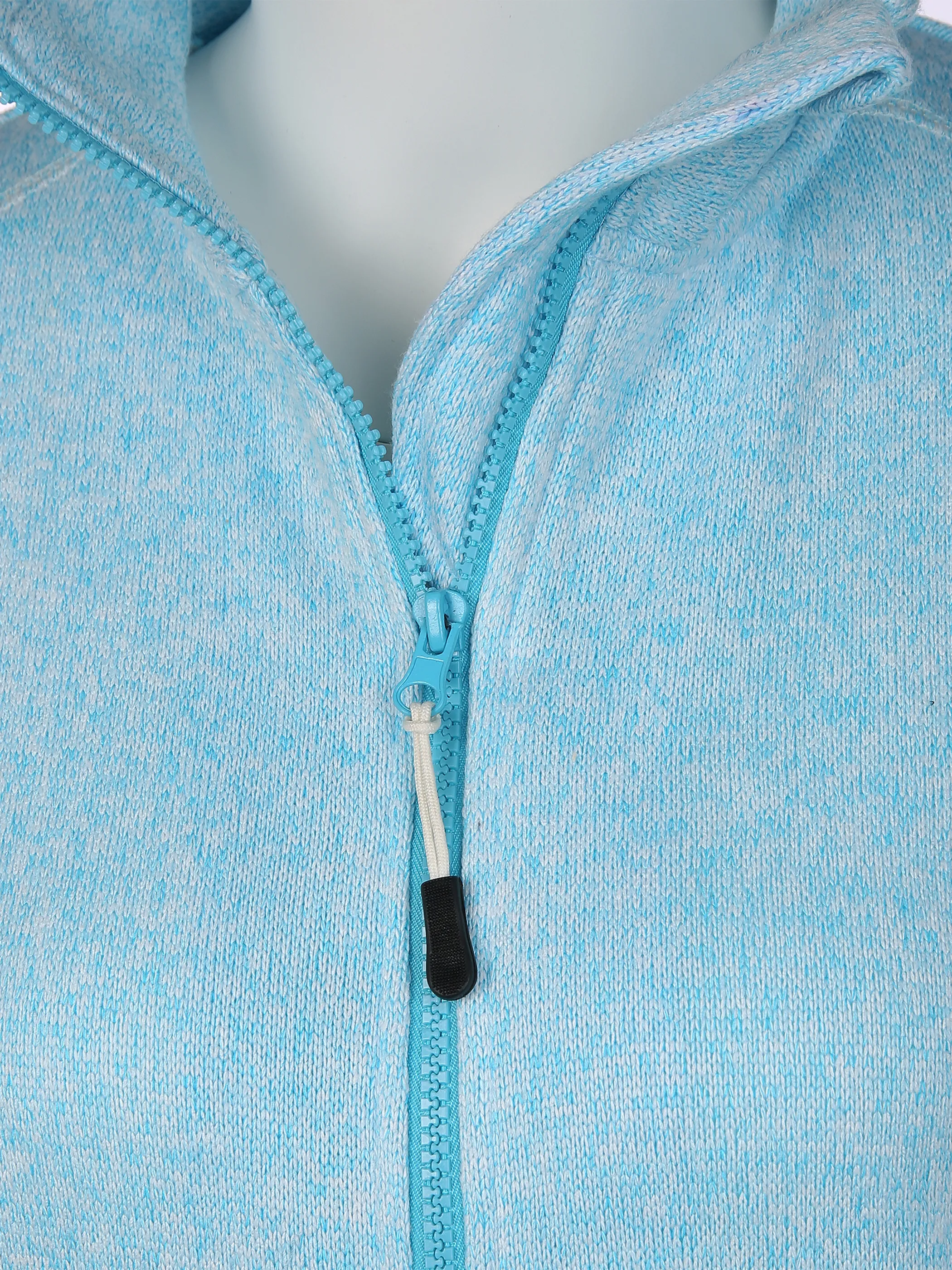 Ten Degrees Da-Fleecejacke mit Stehkragen Blau 859217 HELLBLAU 3