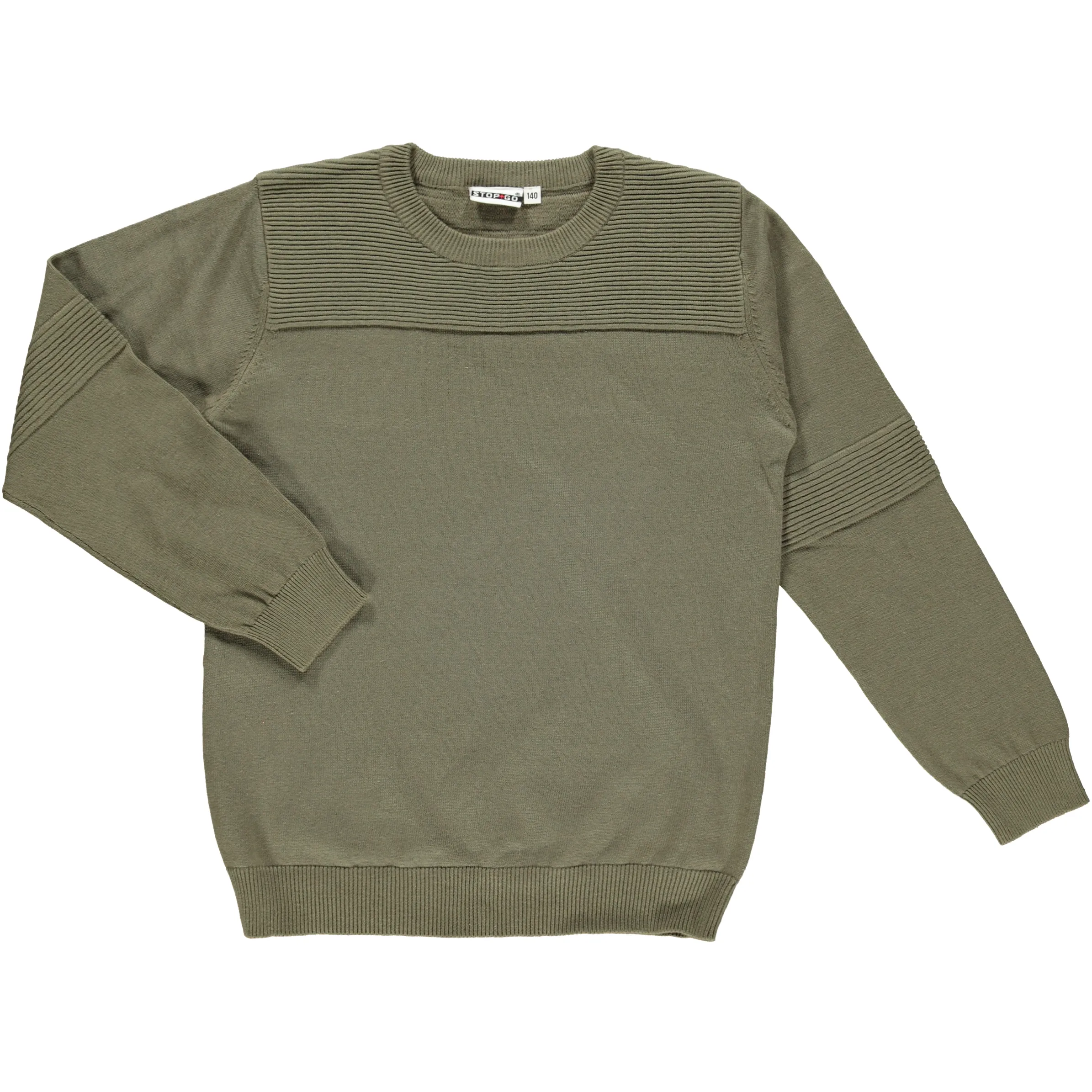 Stop + Go TB Rundhals Pullover Grün 795848 OLIVGRÜN 1 Stop + Go TB Rundhals Pullover Grün 795848 OLIVGRÜN 1