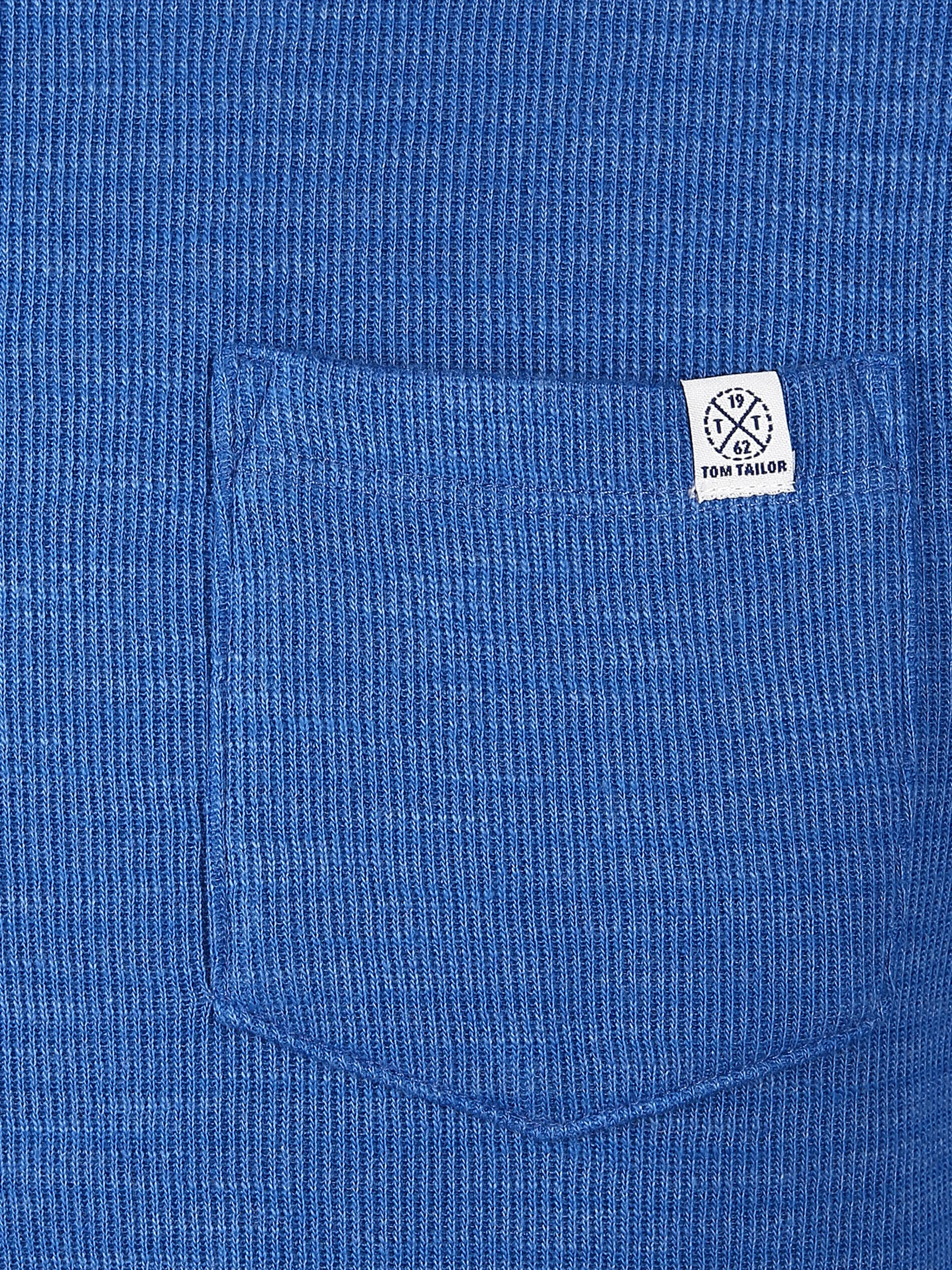 Tom Tailor 1015016 fabric mix sweatshirt Blau 833023 20480 3 Tom Tailor 1015016 fabric mix sweatshirt Blau 833023 20480 3