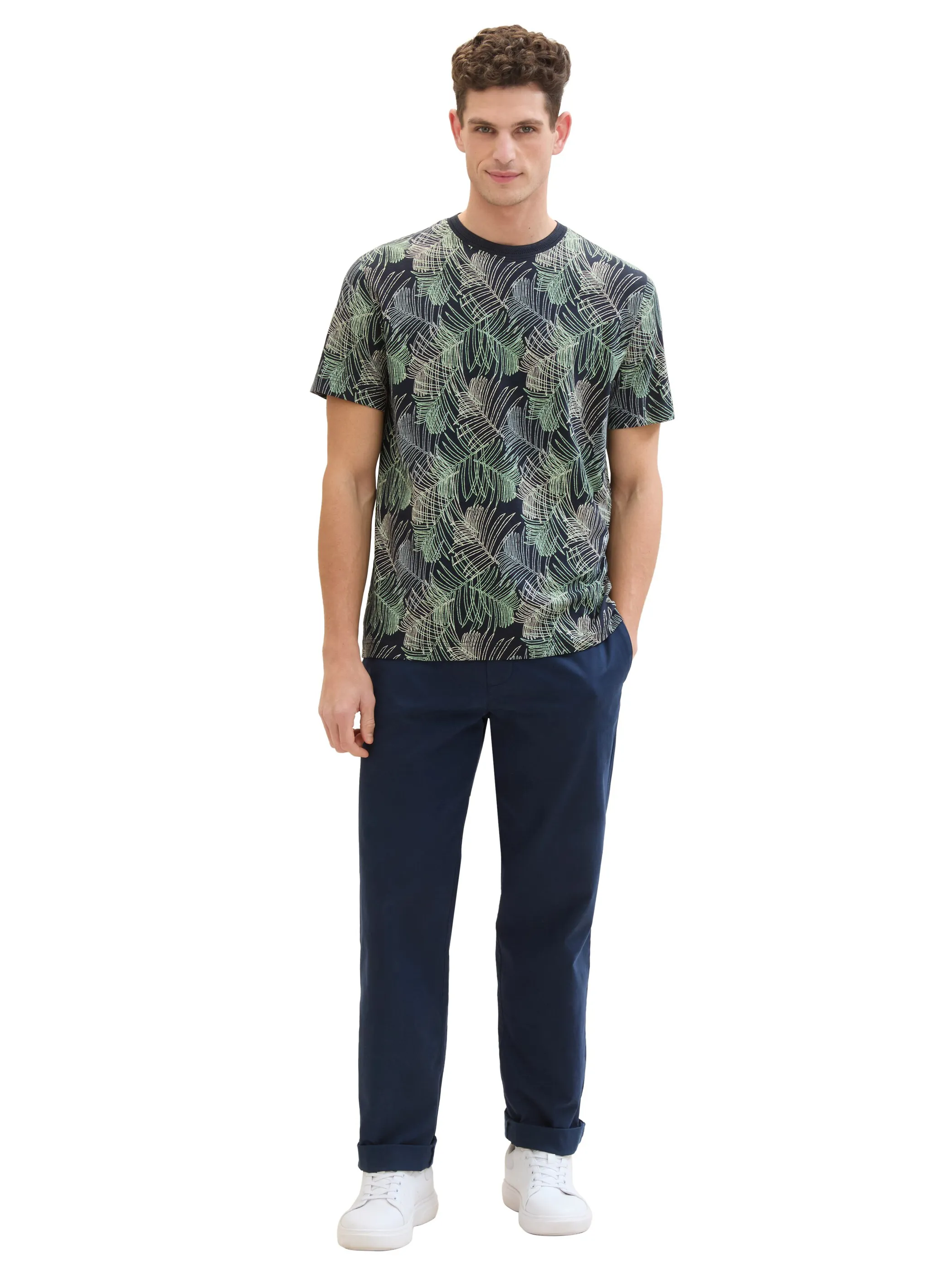 Tom Tailor 1040946 allover printed t-shir Blau 890950 35095 4