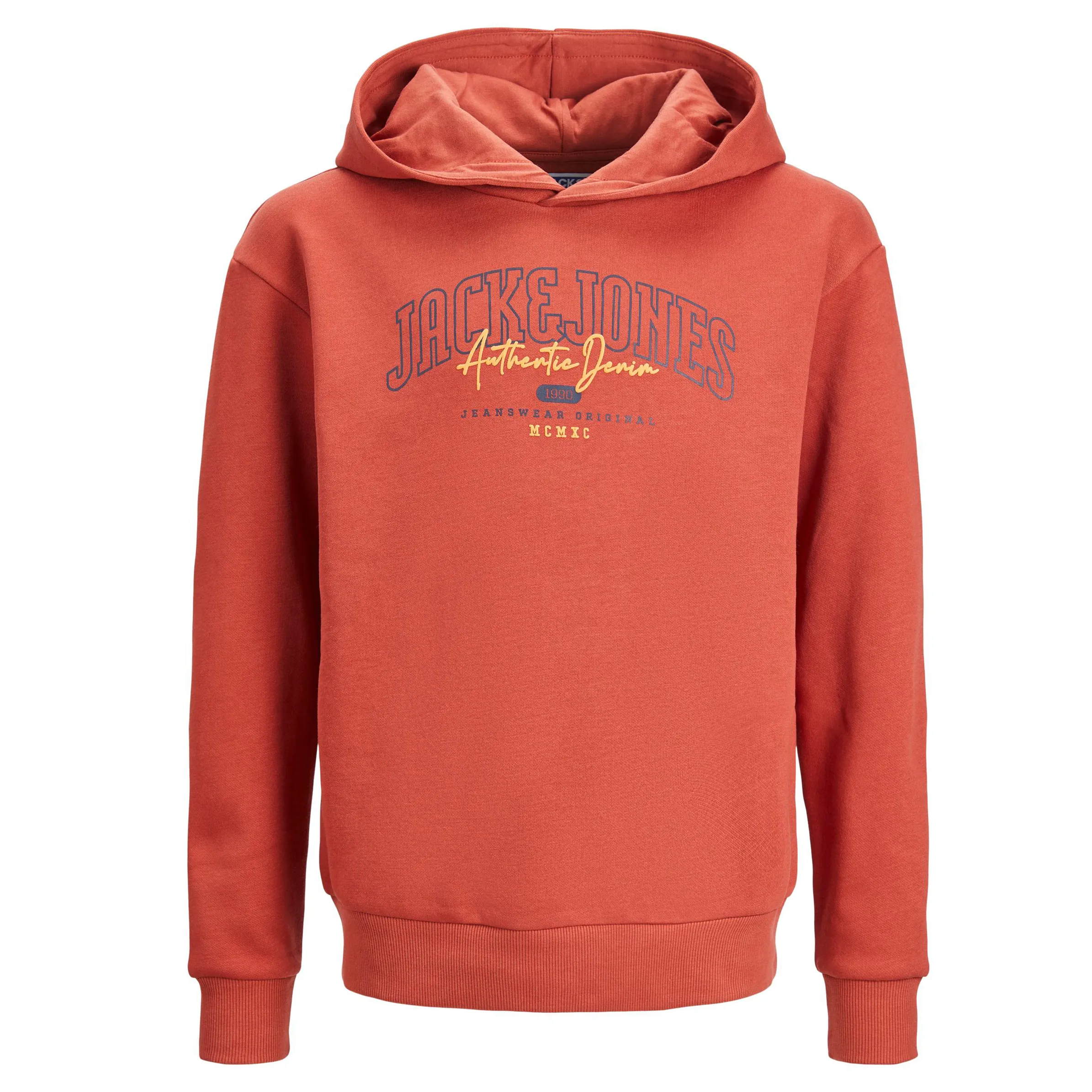 Jack&Jones Junior 12237191 JJLARRY SWEAT HOOD JN Orange 880422 177170001 1