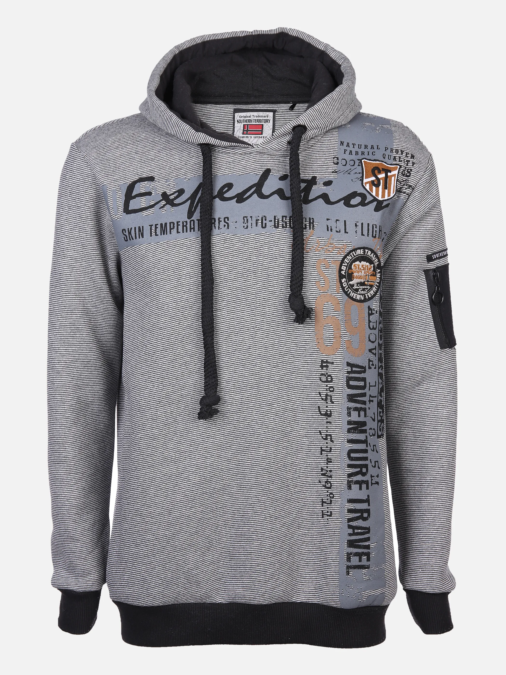 Southern Territory He. Kapuzensweatshirt Druck Grau 861744 GRAPHIT 1 Southern Territory He. Kapuzensweatshirt Druck Grau 861744 GRAPHIT 1