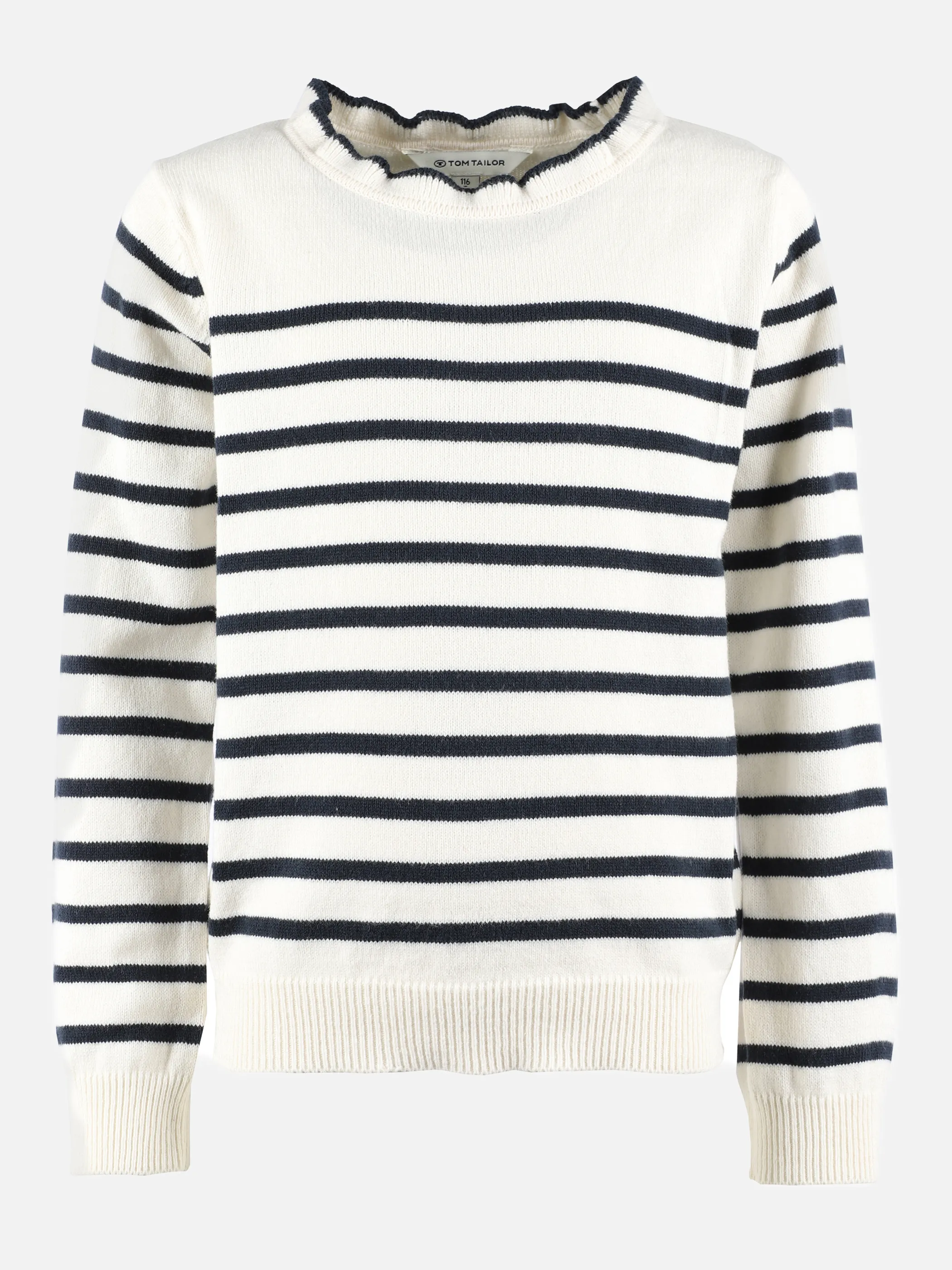Tom Tailor 1033232 striped pullover Weiß 869682 30383 1