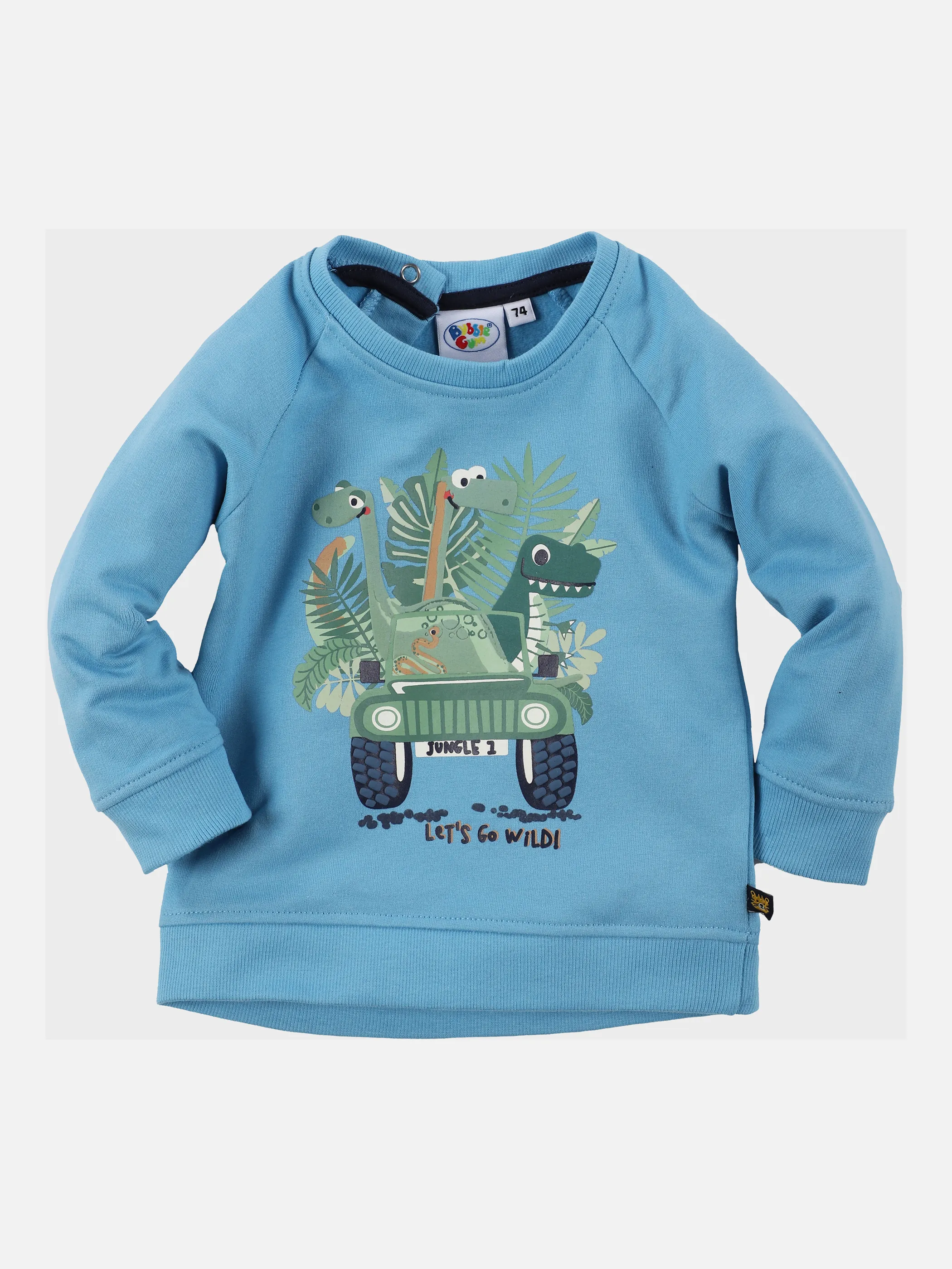 Bubble Gum BJ Sweatshirt mit Applikation Blau 875611 BLAU 1