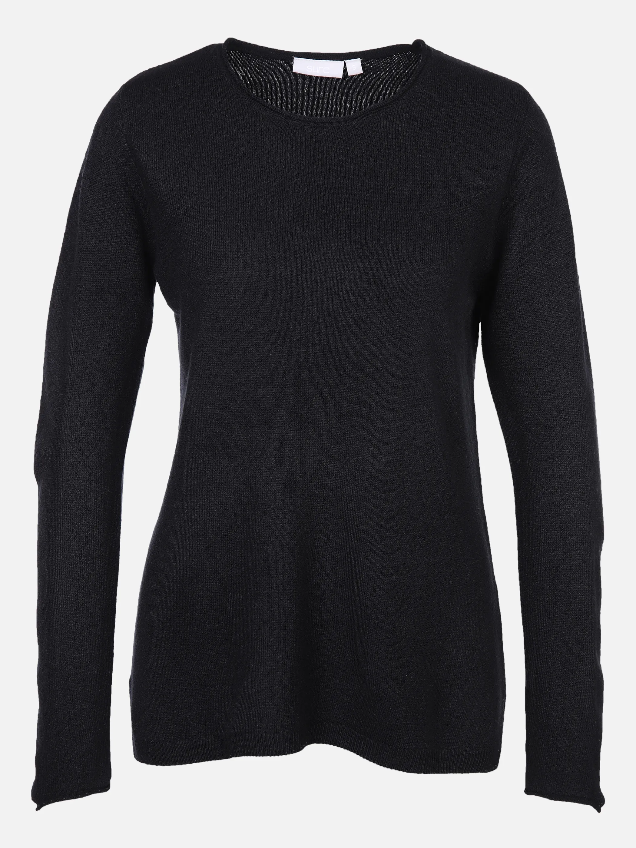 Sure Da-Rundhalspullover cashmere l Schwarz 866591 BLACK 1 Sure Da-Rundhalspullover cashmere l Schwarz 866591 BLACK 1