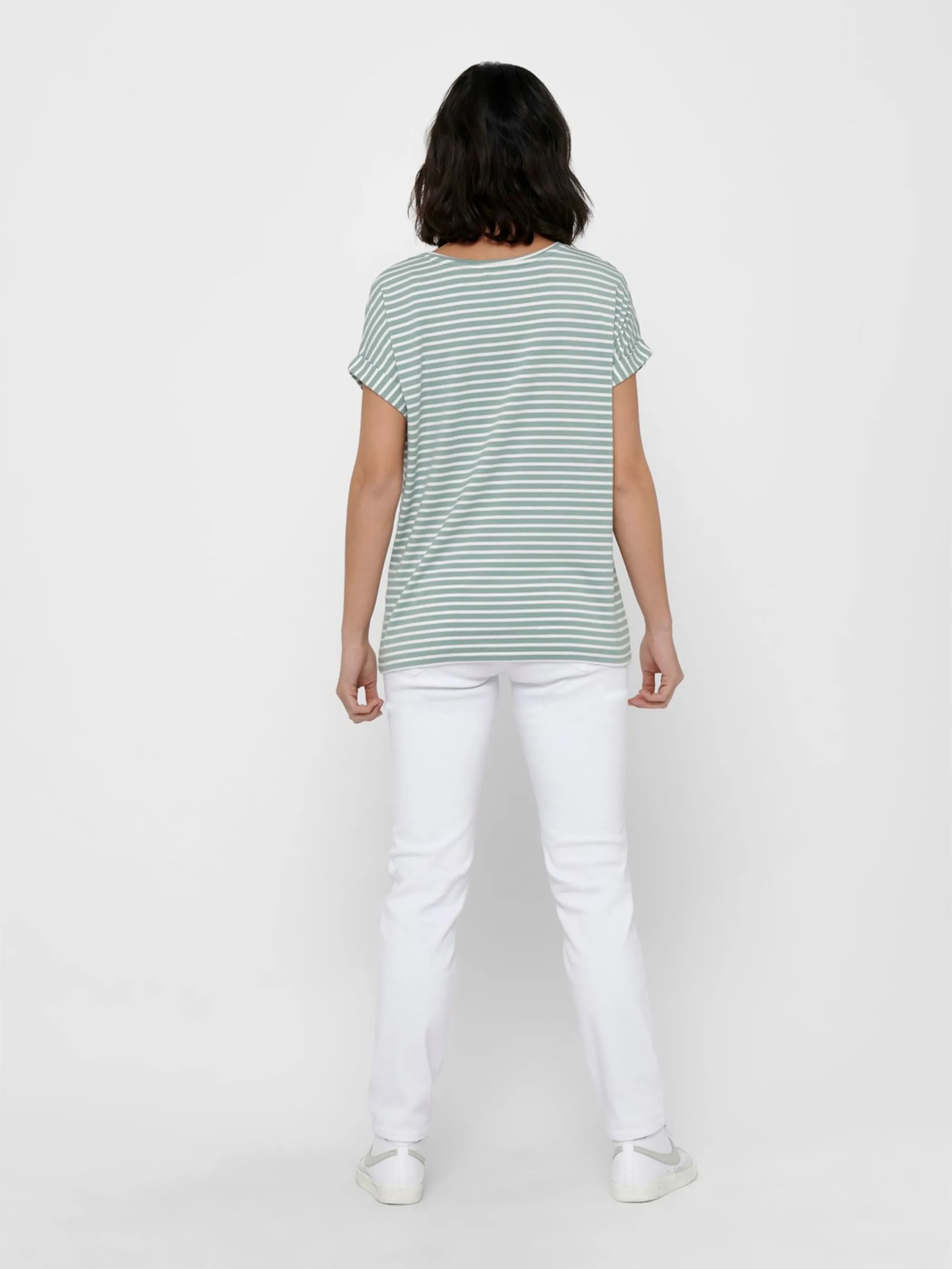 Only 15206243 ONLMOSTER STRIPE S/S Grün 846495 254595001 4