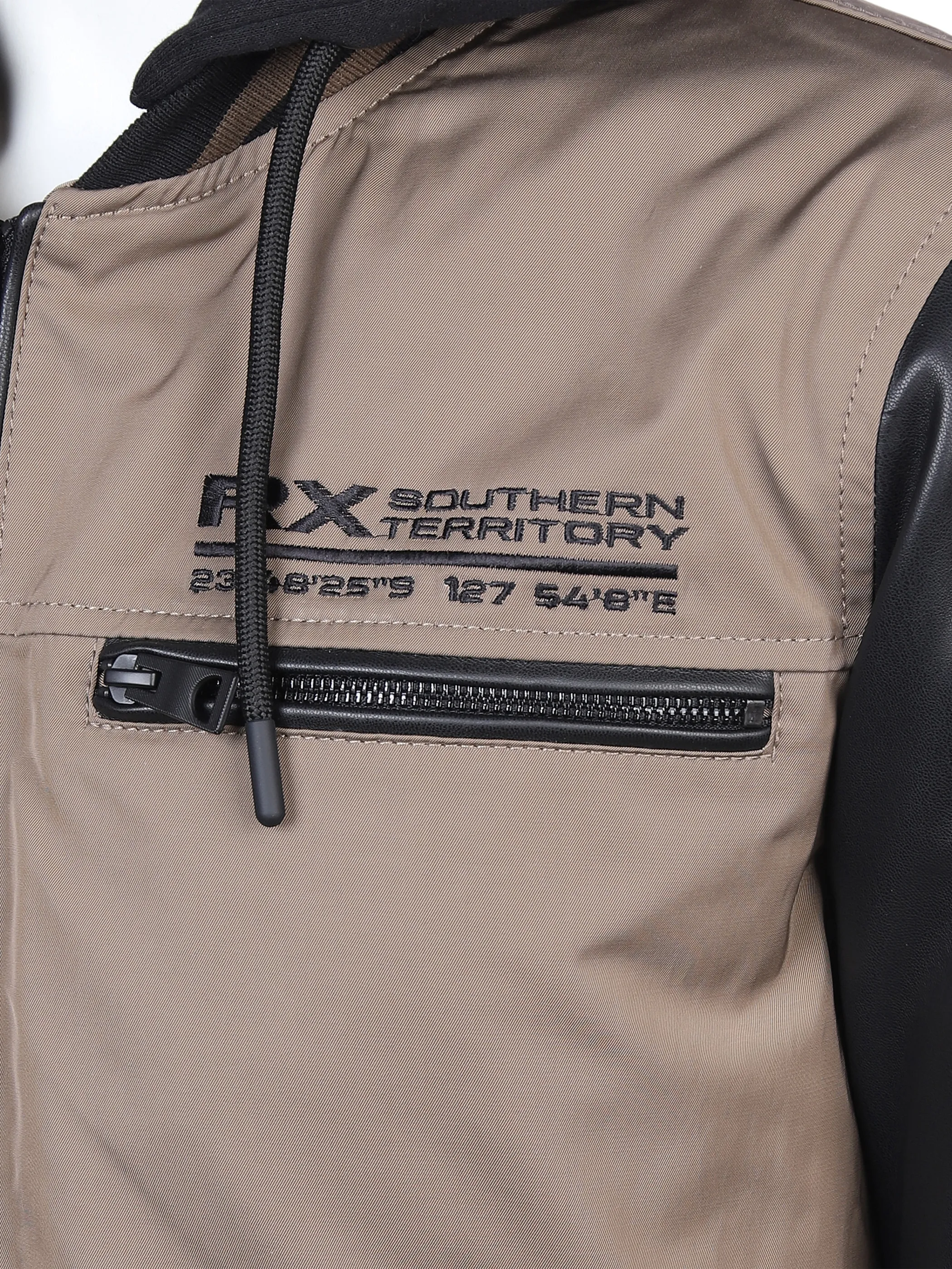Southern Territory He. PU-Blouson College Schwarz 872276 BLACK/BROW 4 Southern Territory He. PU-Blouson College Schwarz 872276 BLACK/BROW 4