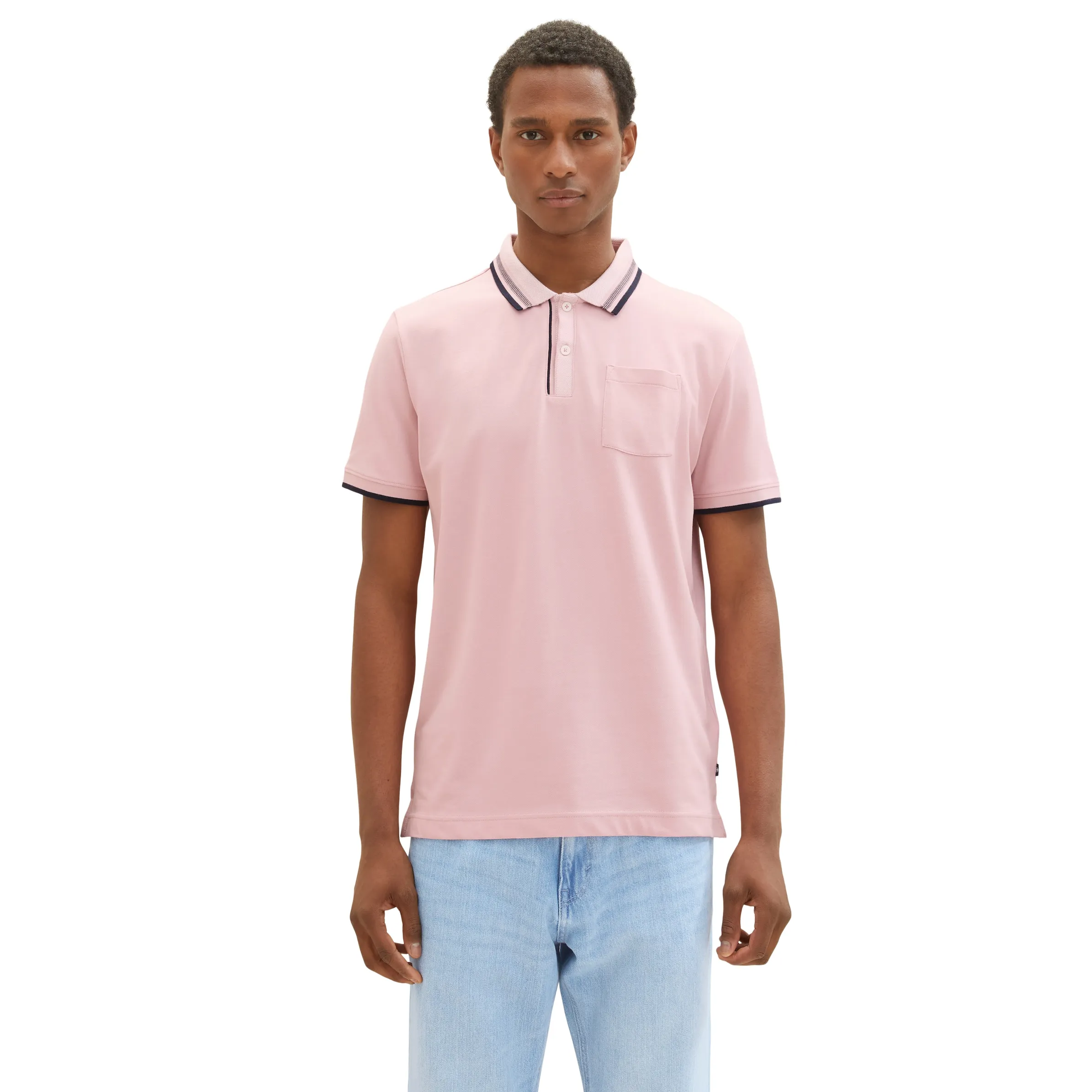 Tom Tailor 1036370 detailed polo Pink 880572 11055 1