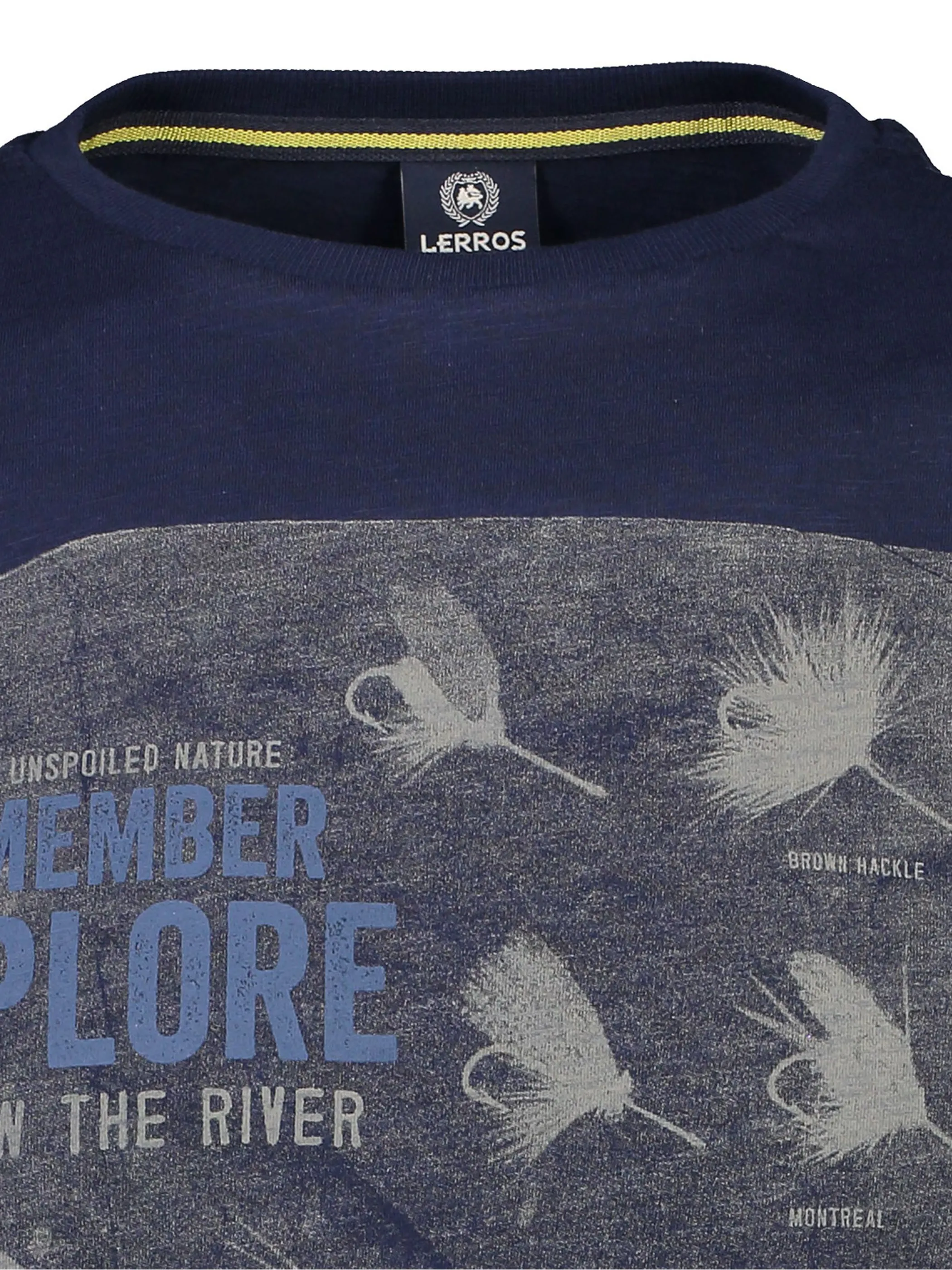 Lerros 2183016 T-SHIRT/SERAFINO 1/2 A Blau 856329 478 3