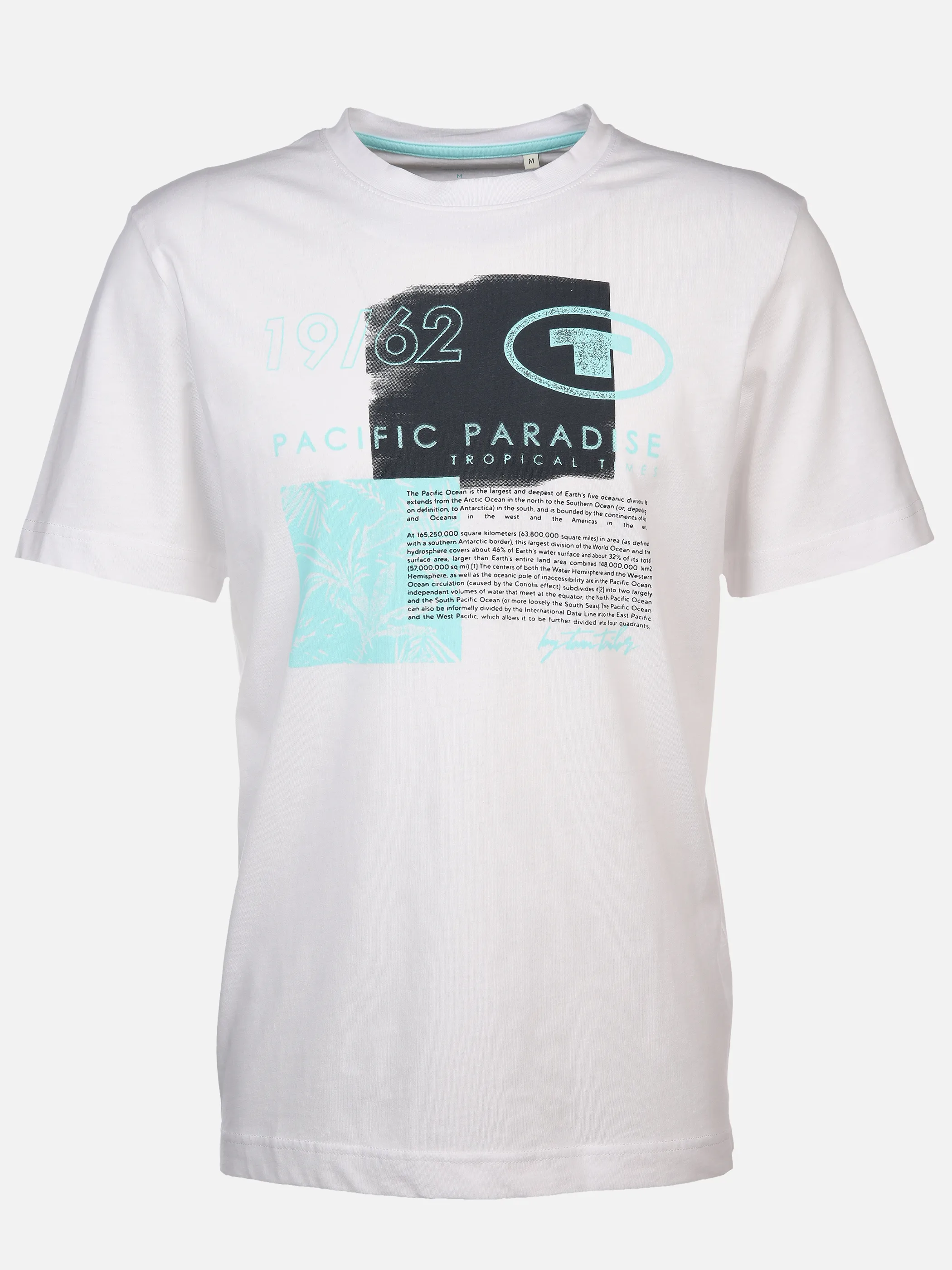Tom Tailor 1041857 printed t-shirt Weiß 895642 20000 1