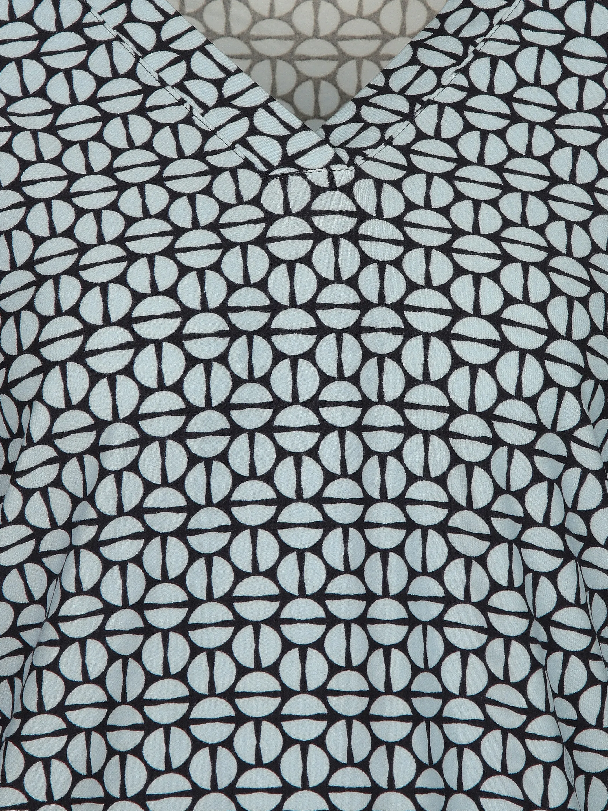 Sure Da-Druck-Shirt V-Ausschnitt Blau 867579 HB 3