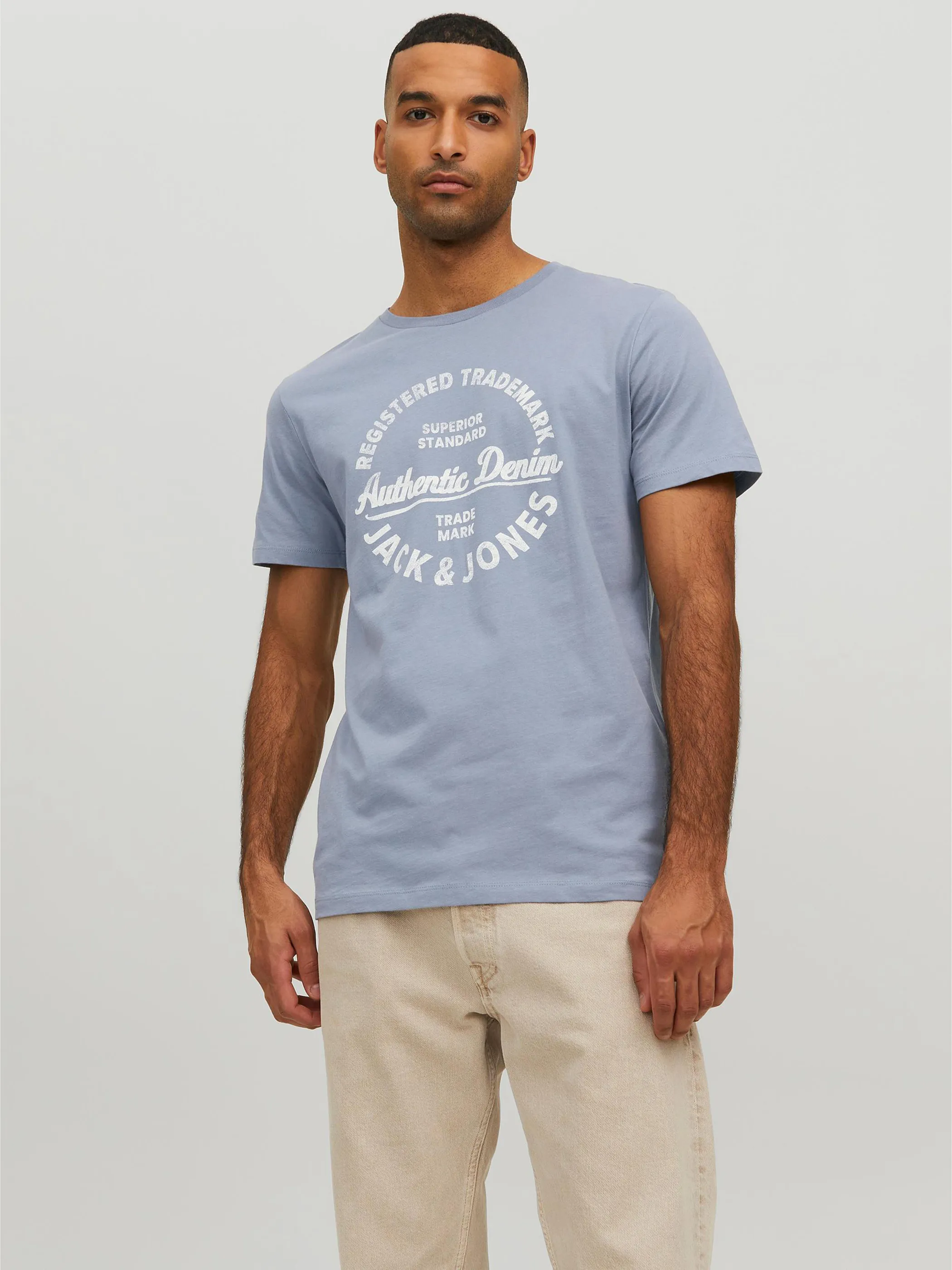 Jack Jones 12210949 JJEJEANS TEE SS O-NEC Blau 864754 175828 2 Jack Jones 12210949 JJEJEANS TEE SS O-NEC Blau 864754 175828 2