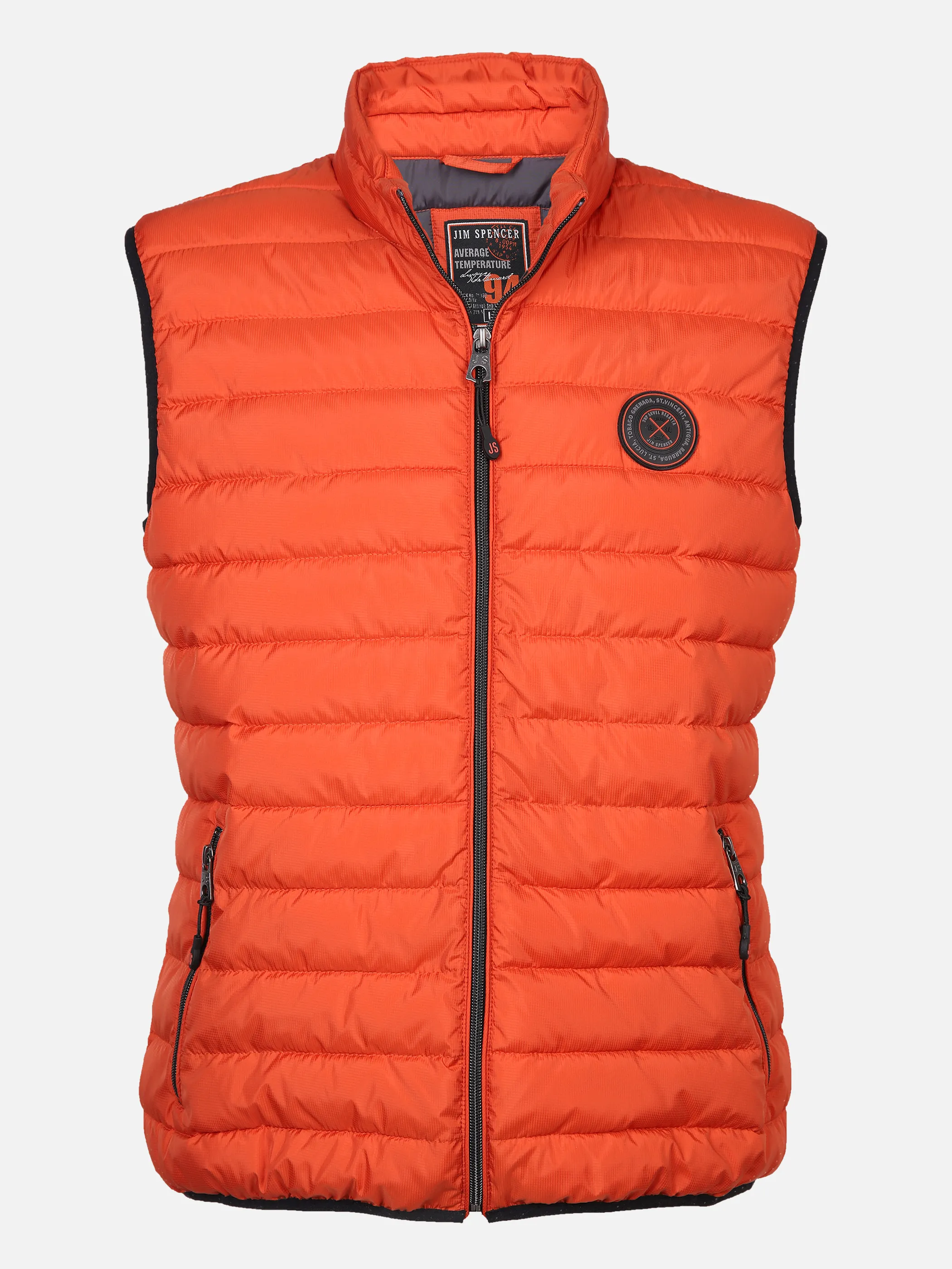 Jim Spencer He. Steppweste batch Orange 856102 ORANGE 1 Jim Spencer He. Steppweste batch Orange 856102 ORANGE 1