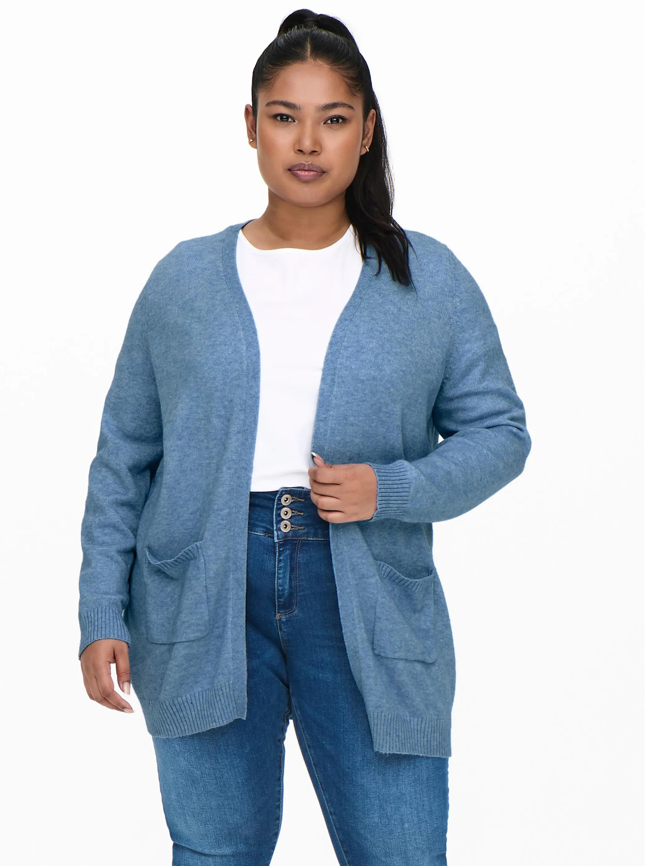Only Carmakoma 15219653 CARESLY L/S OPEN CARD Blau 866803 179917001 3 Only Carmakoma 15219653 CARESLY L/S OPEN CARD Blau 866803 179917001 3