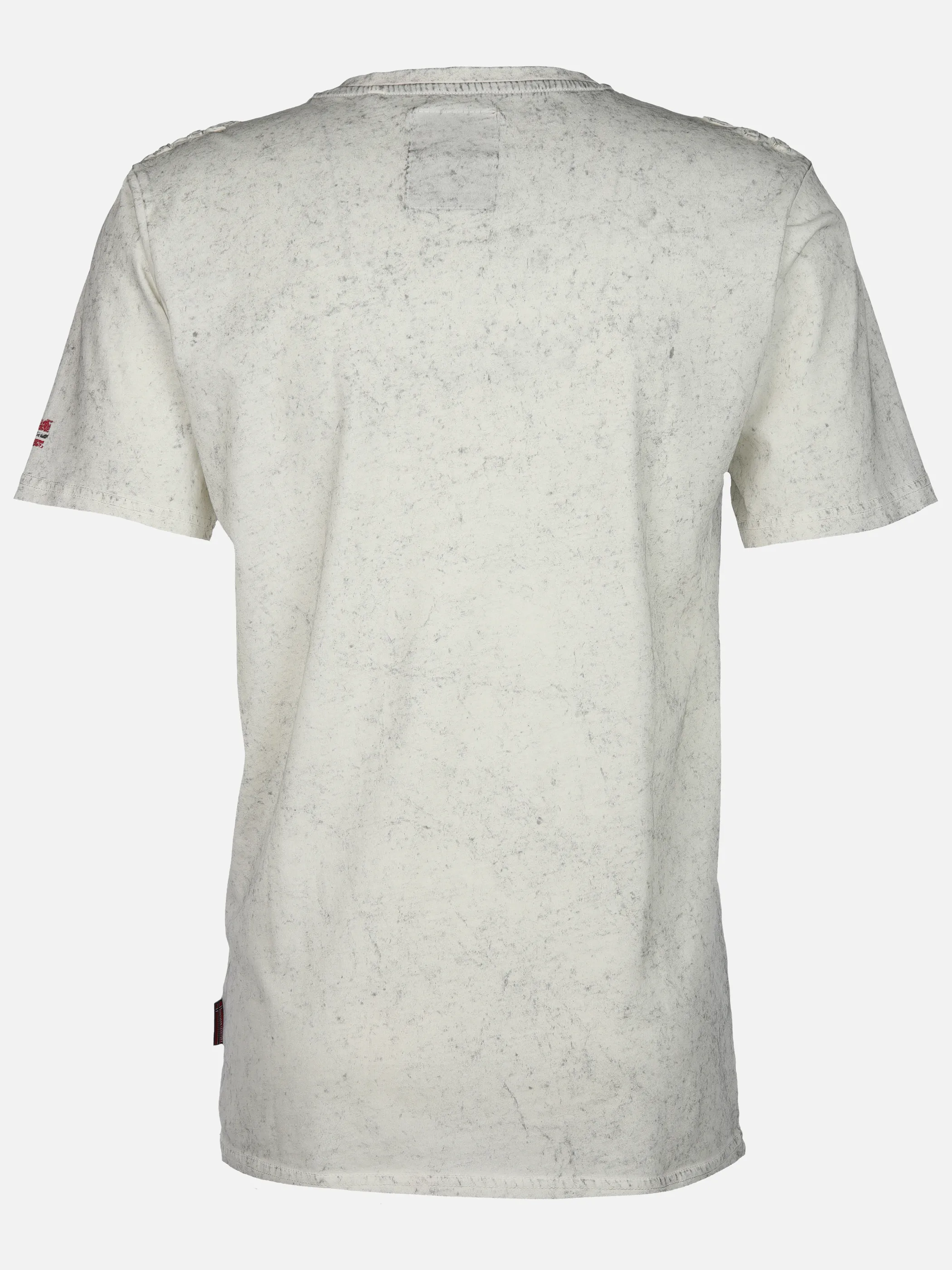 Southern Territory He. Henleyshirt 1/2 Arm washer Weiß 905108 OFF WHITE 2