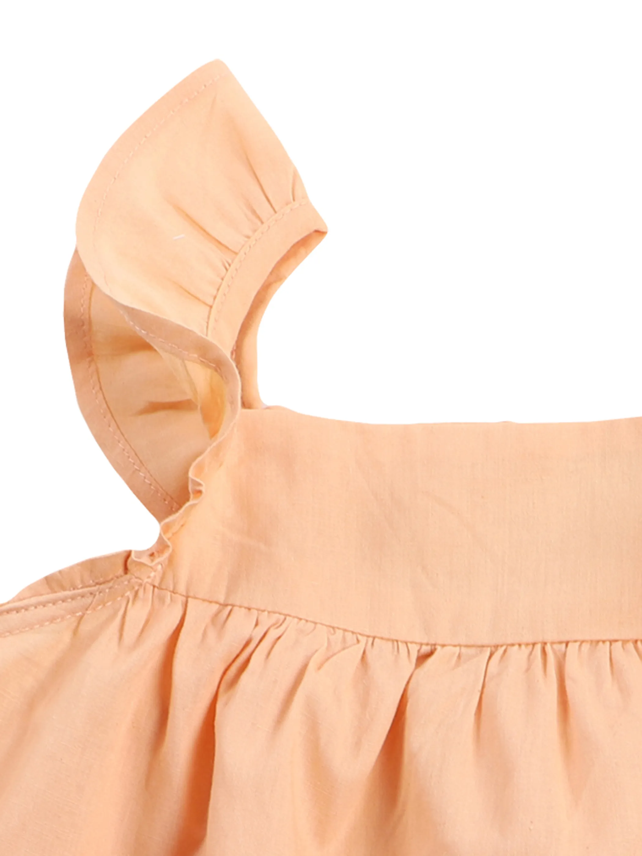 Bubble Gum BG Kleid in uni apricot mit Orange 863596 APRICOT 3 Bubble Gum BG Kleid in uni apricot mit Orange 863596 APRICOT 3